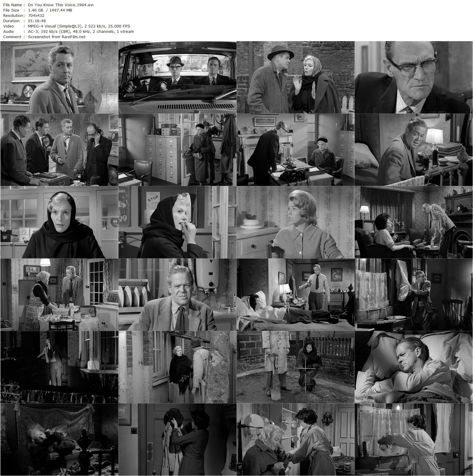 Do You Know This Voice (1964) Frank Nesbitt, Dan Duryea, Isa Miranda, Gwen Watford-poster