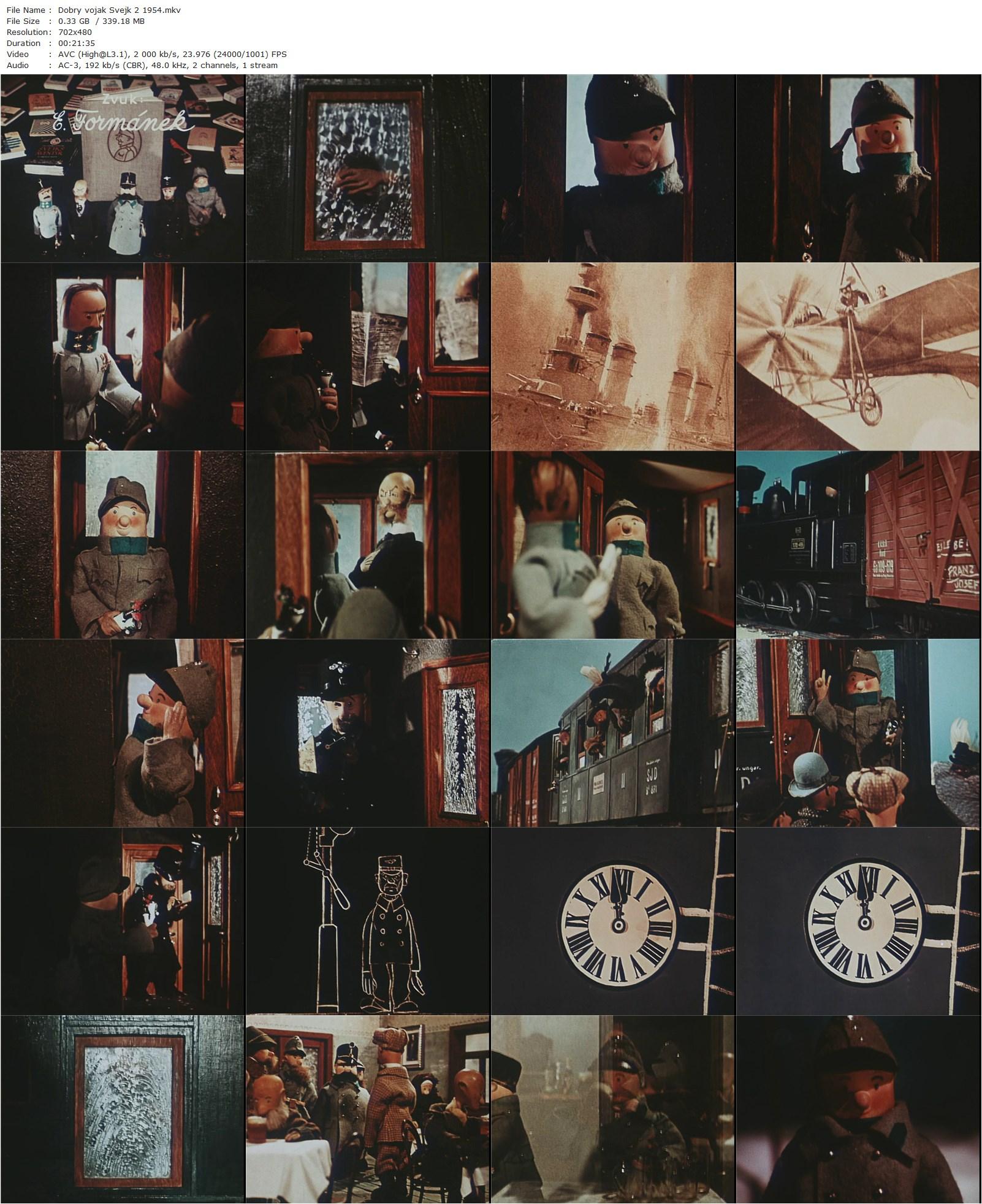 The Good Soldier Schweik / Dobrý voják Svejk (1954) Jirí Trnka, Jan Werich-poster