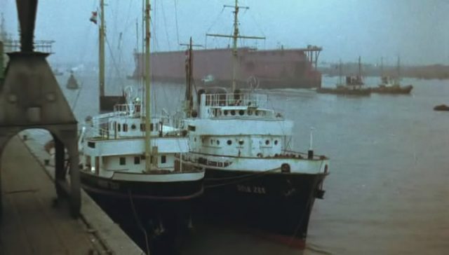 Emile Degelin - Dock (1954)-poster