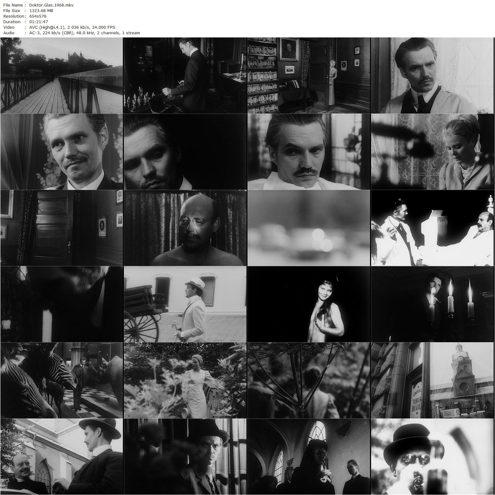 Doktor Glas (1968) Mai Zetterling, Per Oscarsson, Lone Hertz, Ulf Palme-poster