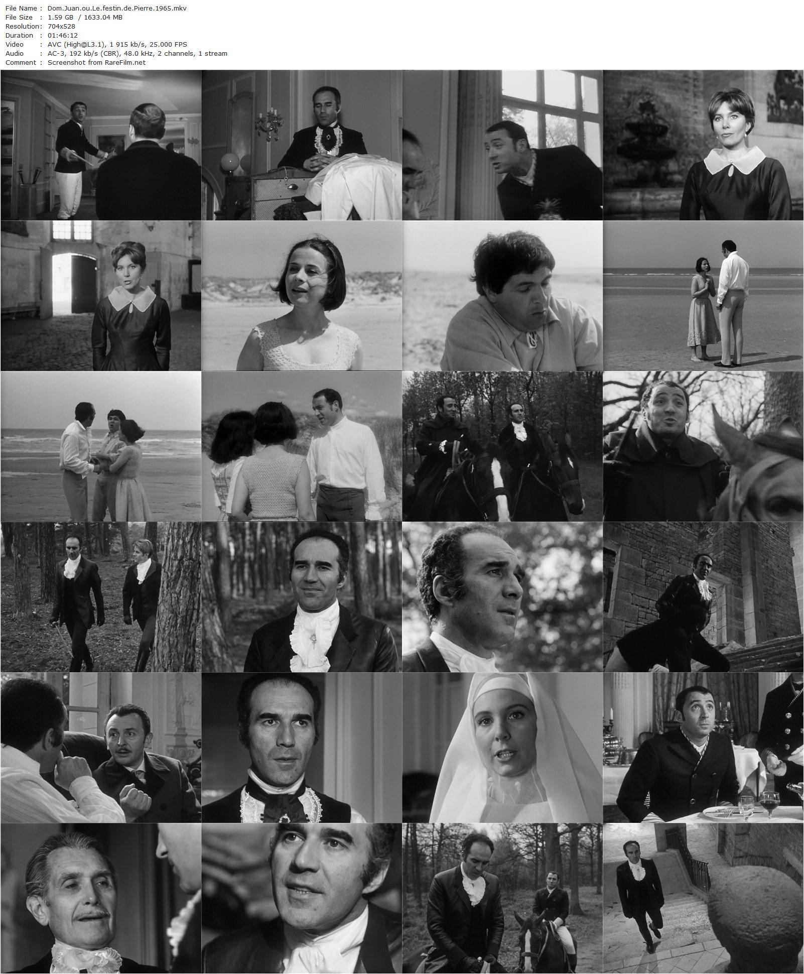 Dom Juan ou le Festin de Pierre (1965) Marcel Bluwal, Michel Piccoli, Claude Brasseur, Anouk Ferjac-poster