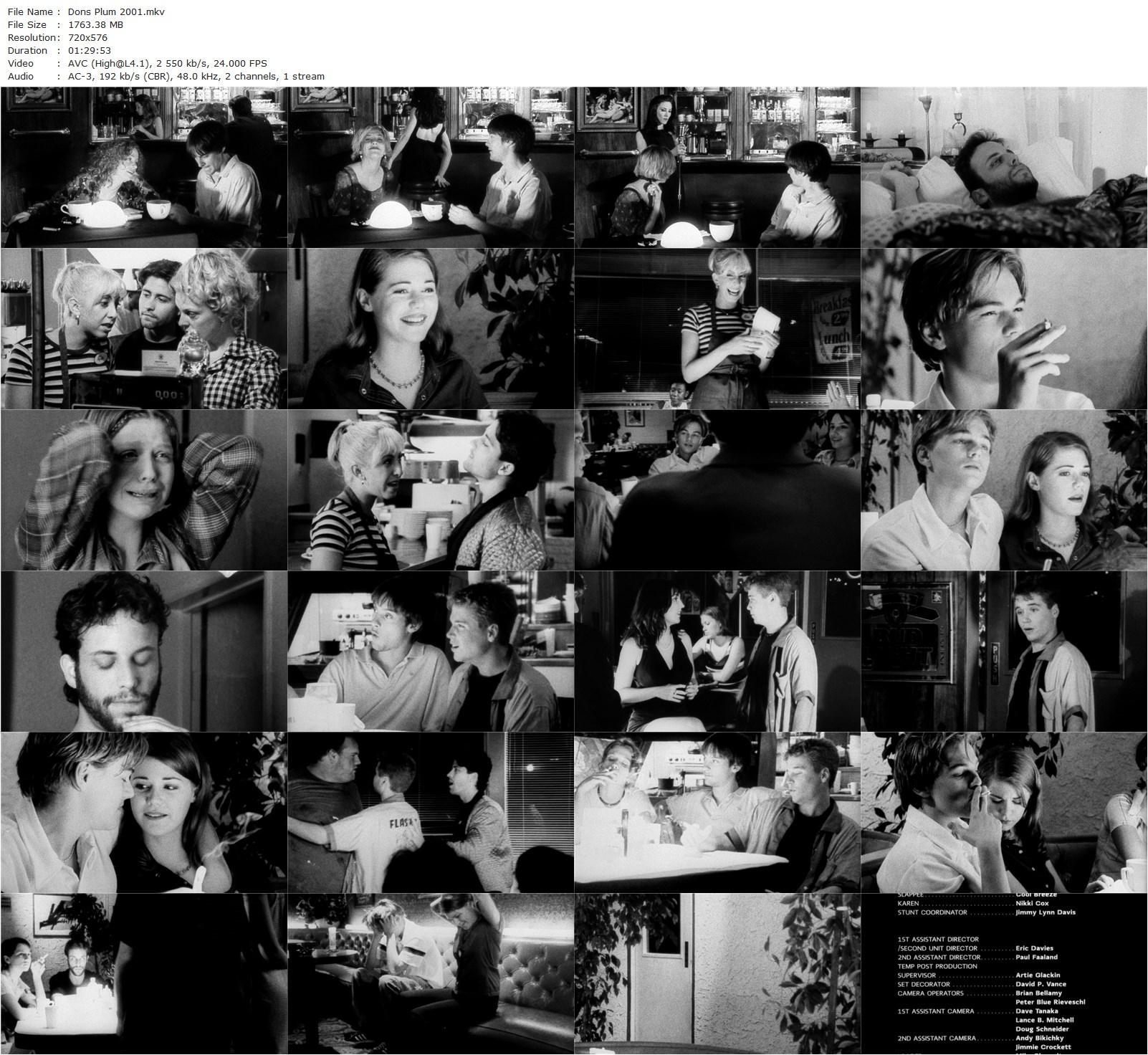 Don’s Plum (2001) R.D. Robb, Amber Benson, Scott Bloom, Kevin Connolly-poster