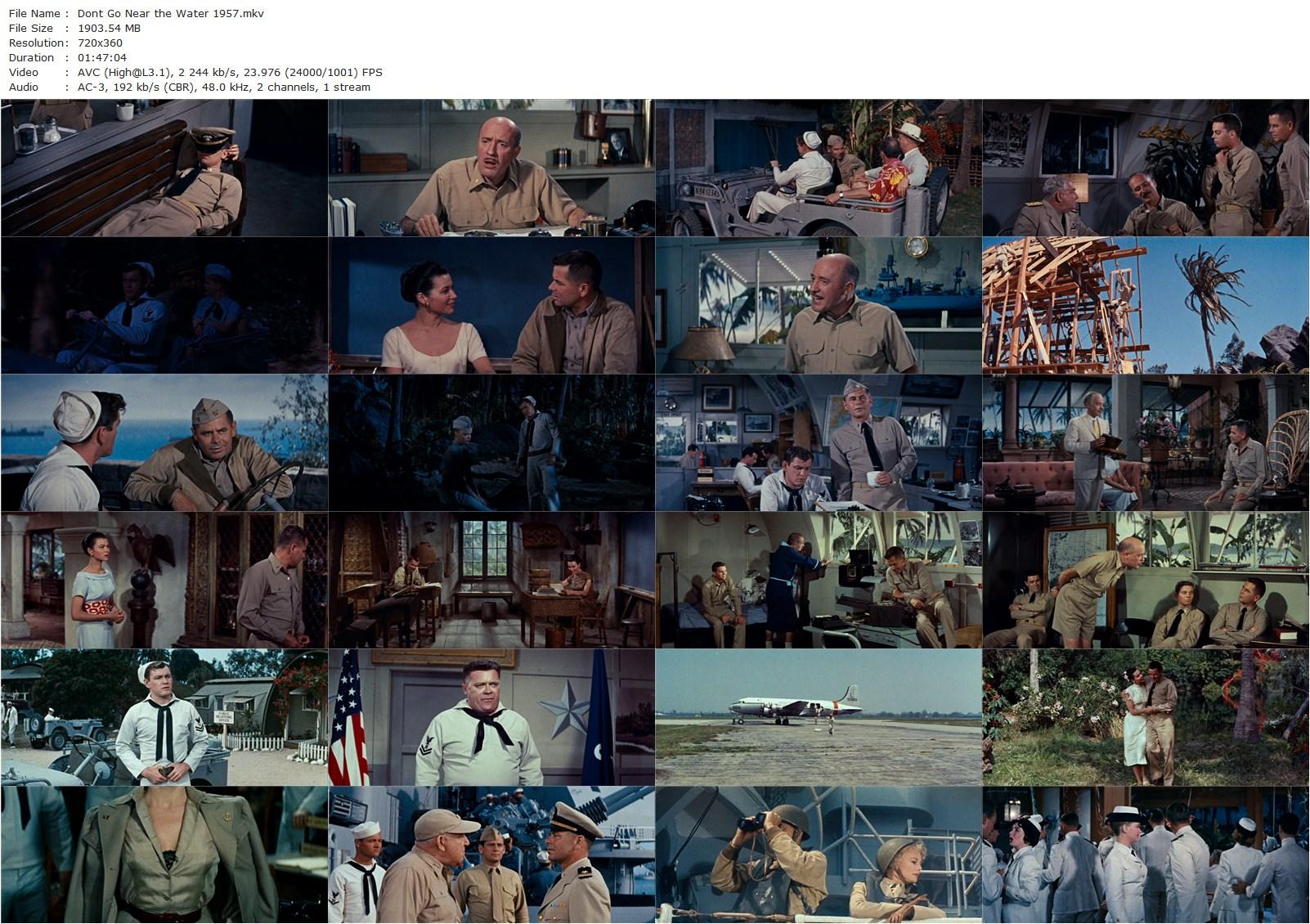 Don’t Go Near the Water (1957) Charles Walters, Glenn Ford, Gia Scala, Earl Holliman-poster