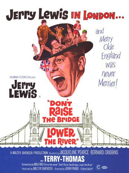 Don’t Raise the Bridge, Lower the River (1968) Jerry Paris, Jerry Lewis, Terry-Thomas, Jacqueline Pearce