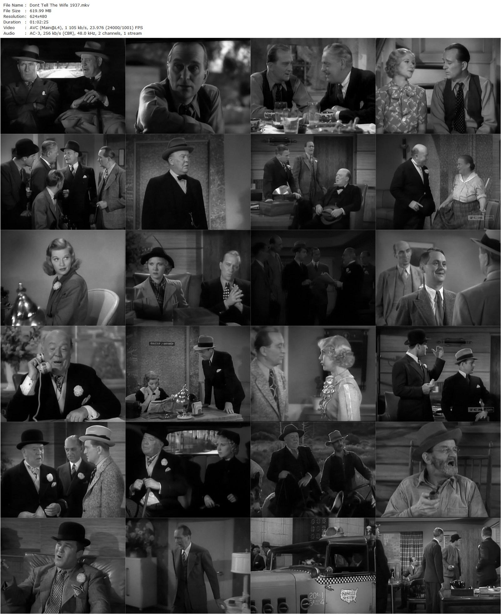 Don’t Tell the Wife (1937) Christy Cabanne-poster