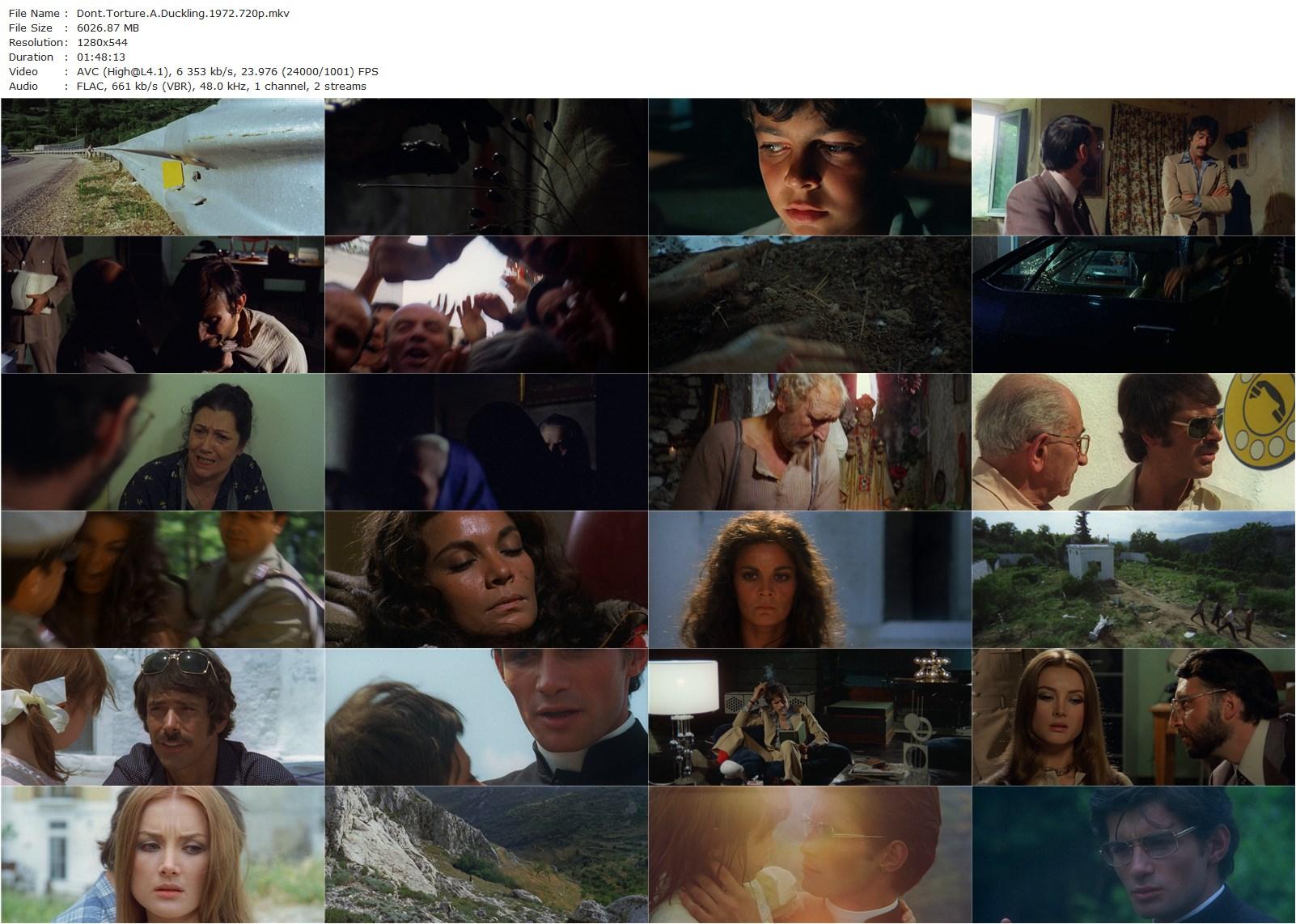 Don’t Torture a Duckling AKA Non si sevizia un paperino (1972) Lucio Fulci, Florinda Bolkan, Barbara Bouchet, Tomas Milian-poster