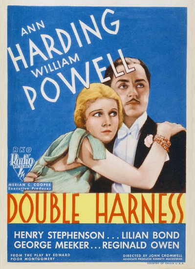 Double Harness (1933) John Cromwell, Ann Harding, William Powell, Lucile Browne, Comedy, Drama