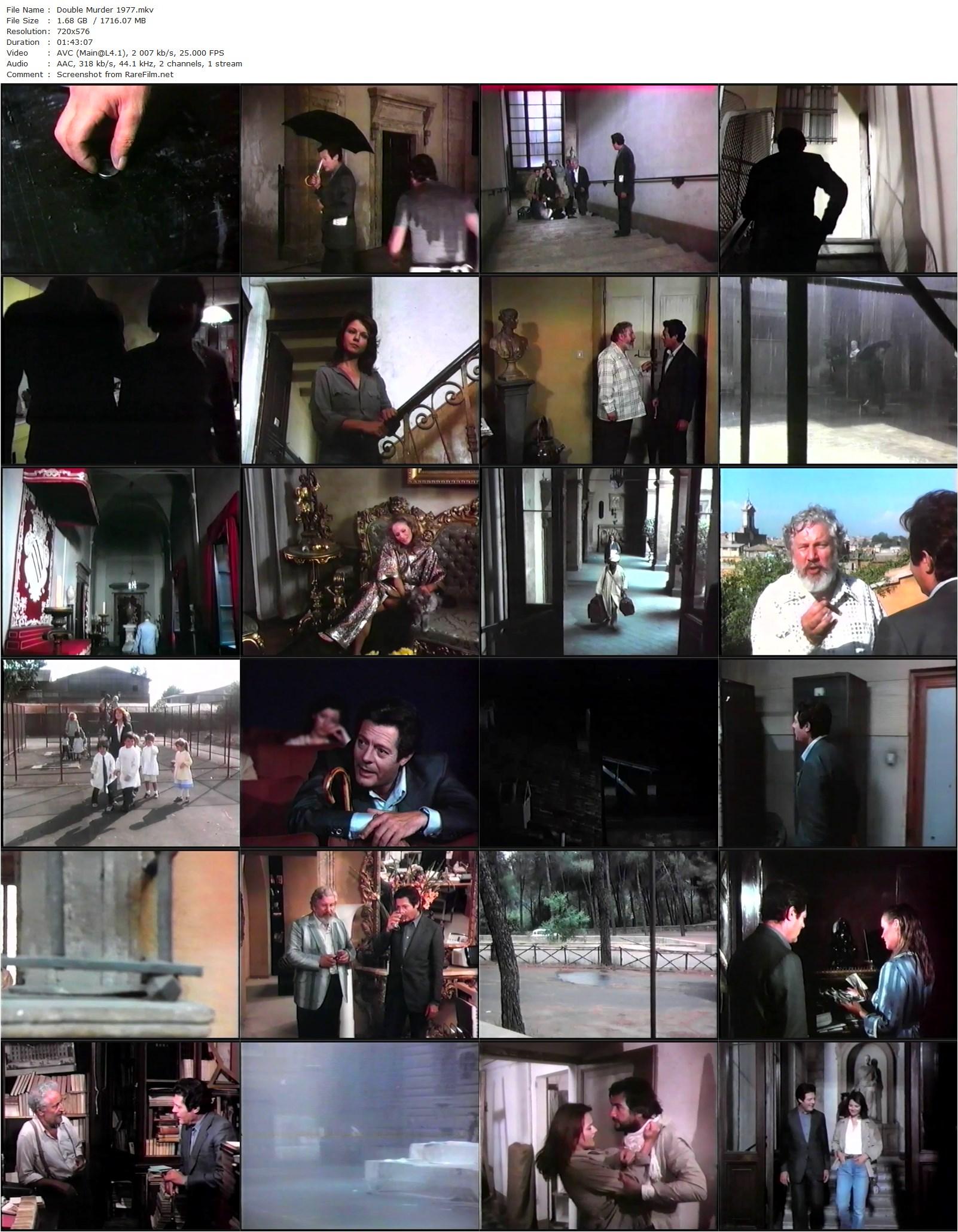 Double Murder / Doppio delitto (1977) Steno, Marcello Mastroianni, Agostina Belli, Ursula Andress-poster