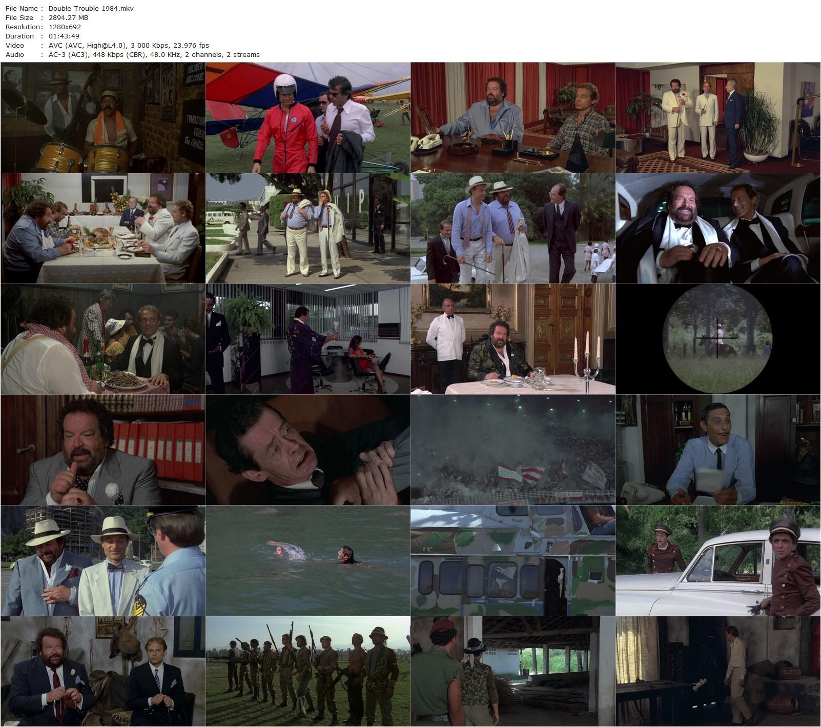 Double Trouble (1984) Enzo Barboni, Terence Hill, Bud Spencer, April Clough-poster