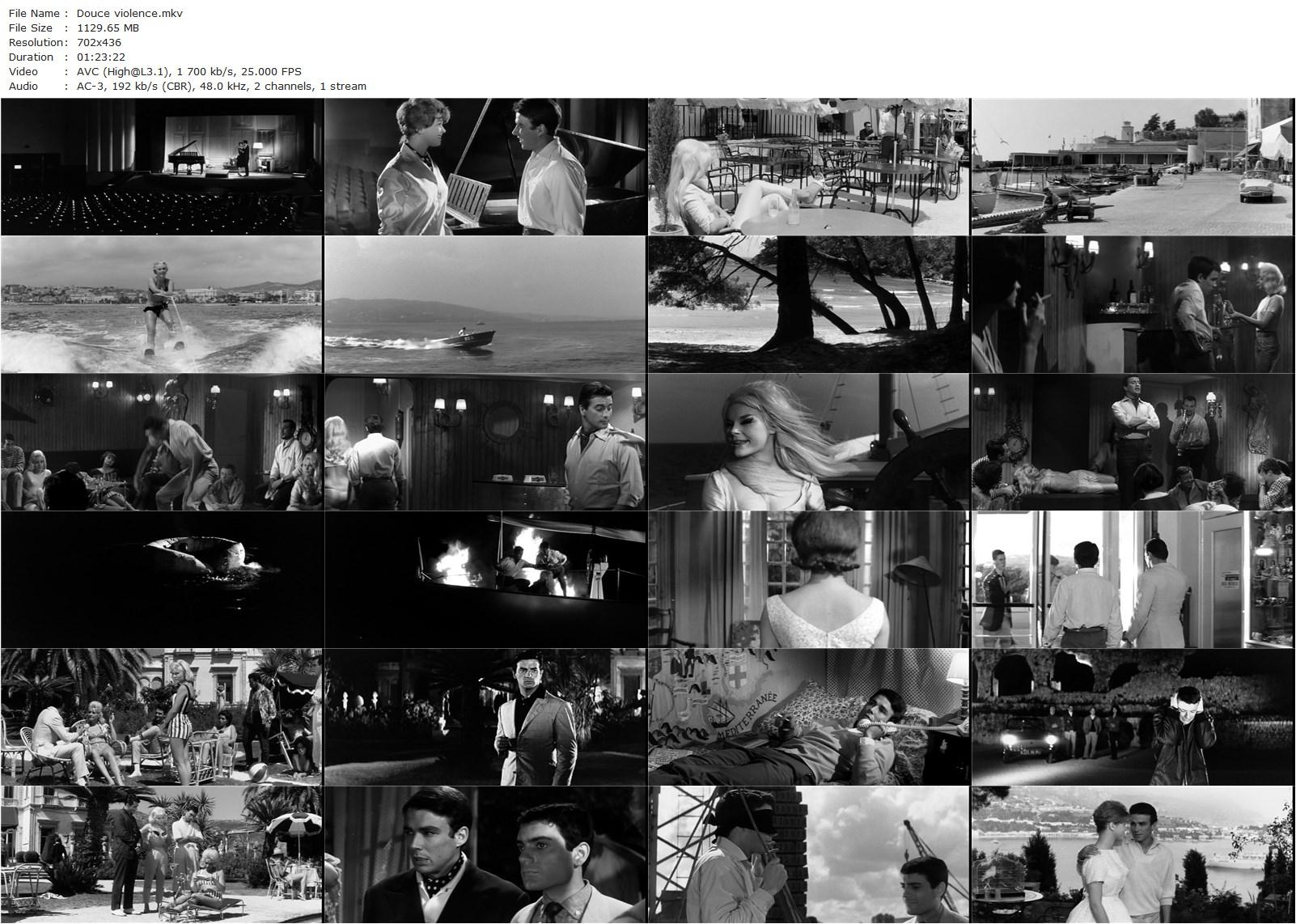 Sweet Ecstasy AKA Douce Violence (1962) Max Pécas, Pierre Brice, Elke Sommer, Vittoria Prada-poster