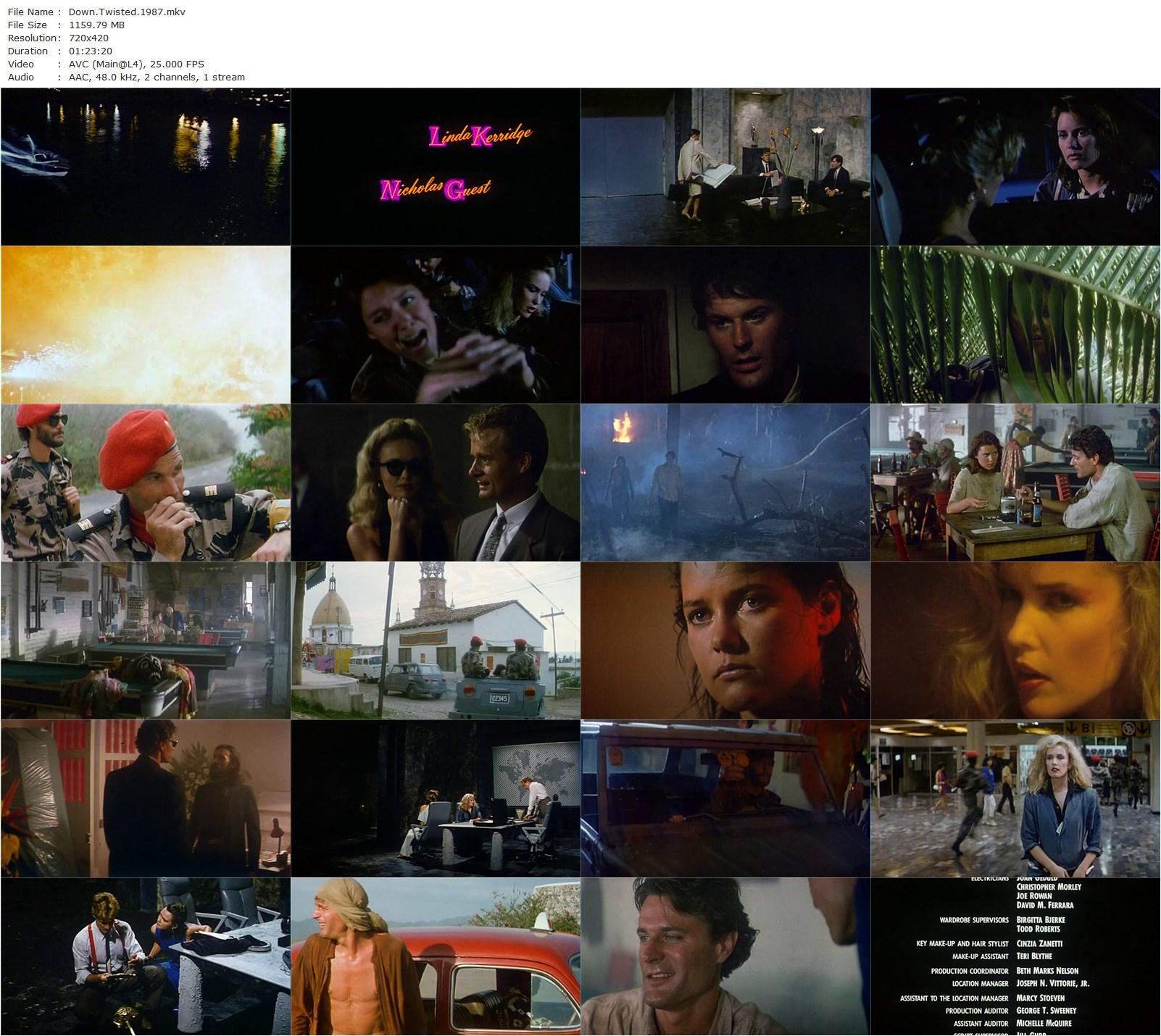 Down Twisted (1987) Albert Pyun-poster