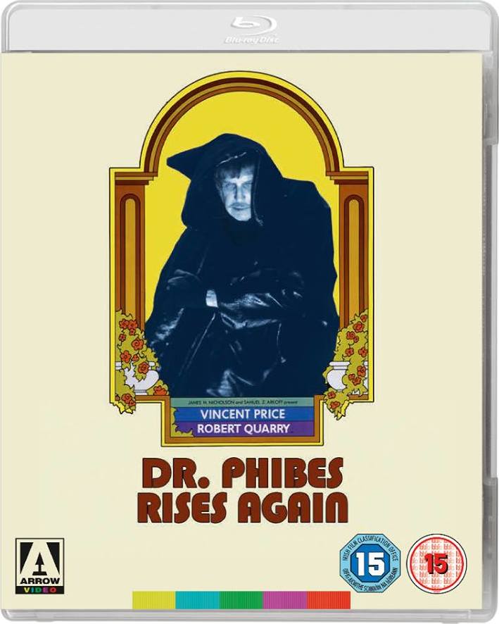 Dr. Phibes Rises Again (1972) Robert Fuest, Vincent Price, Robert Quarry, Peter Cushing, Comedy, Horror