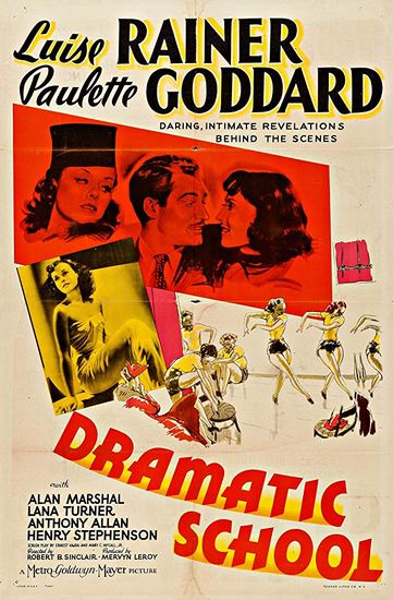Dramatic School (1938) Robert B. Sinclair, Luise Rainer, Paulette Goddard, Alan Marshal