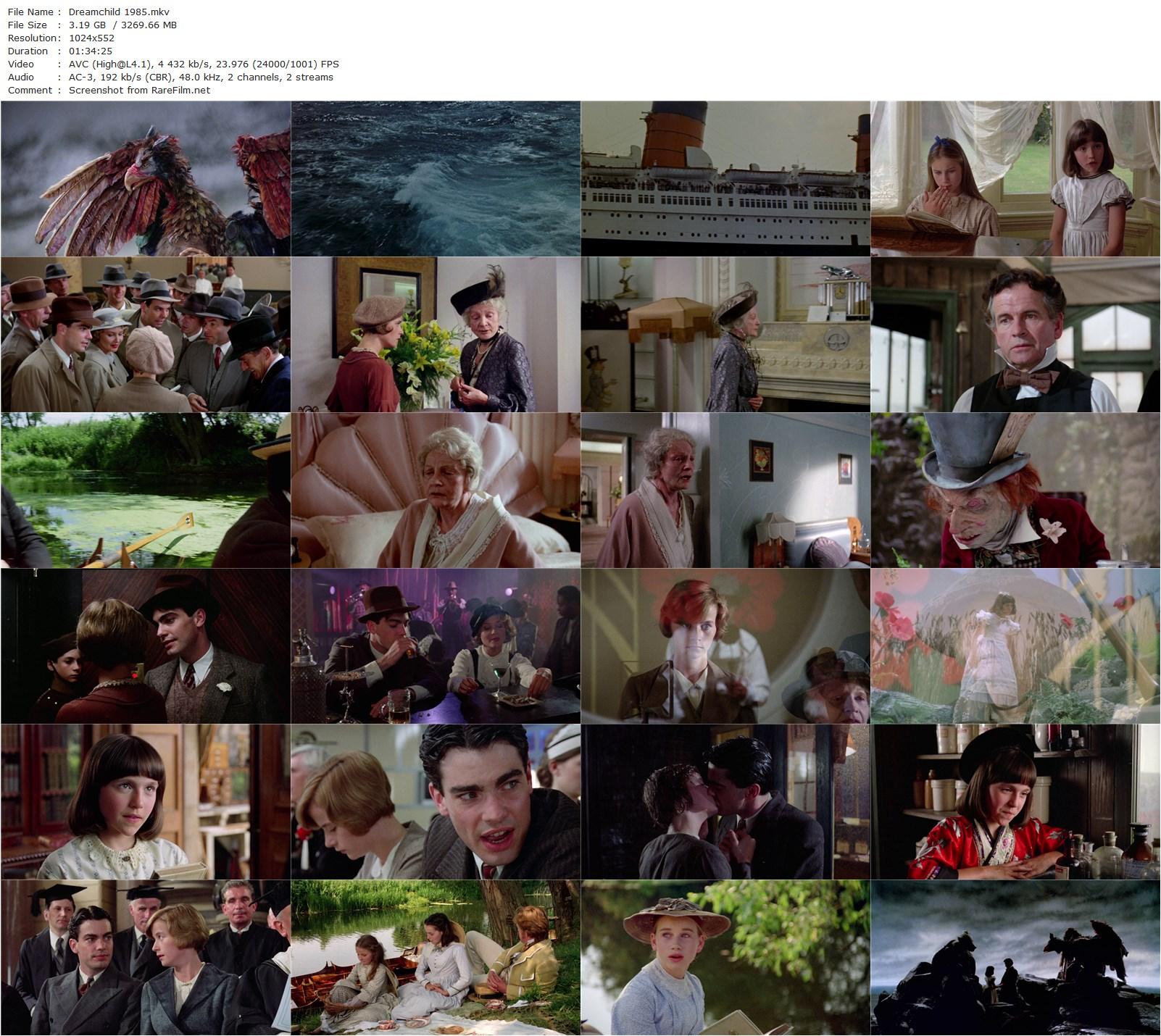 Dreamchild (1985) Gavin Millar, Coral Browne-poster