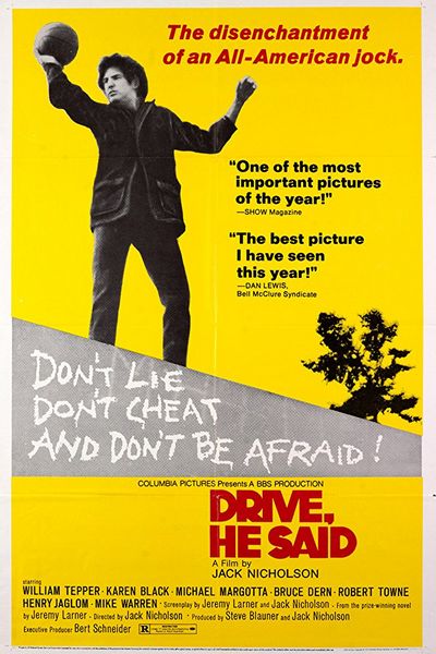 Drive, He Said (1971) Jack Nicholson, William Tepper, Karen Black, Michael Margotta, Comedy, Drama, Sport