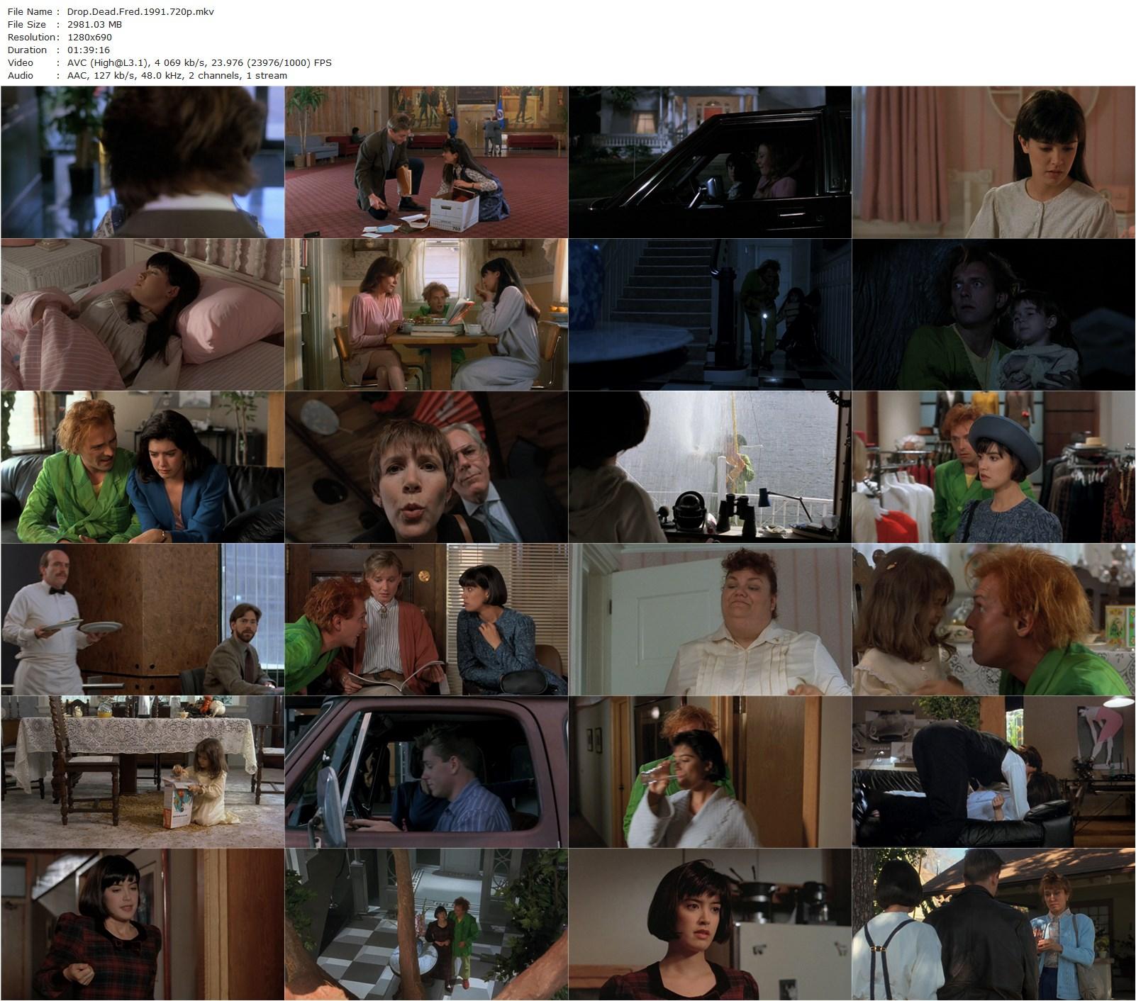 Drop Dead Fred (1991) Ate de Jong, Phoebe Cates, Rik Mayall, Marsha Mason-poster