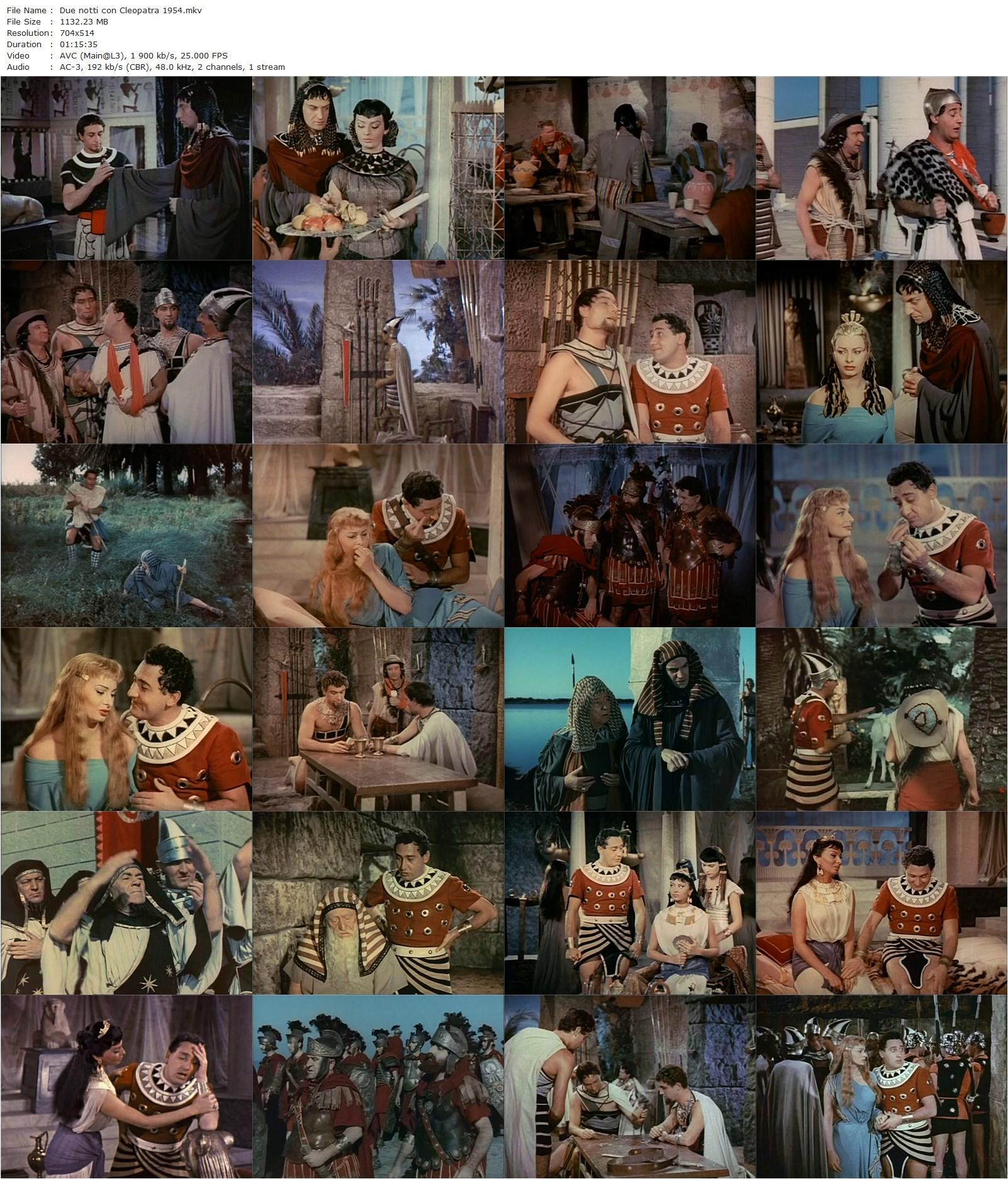 Two Nights with Cleopatra AKA Due notti con Cleopatra (1954) Mario Mattoli, Sophia Loren, Alberto Sordi, Paul Muller-poster