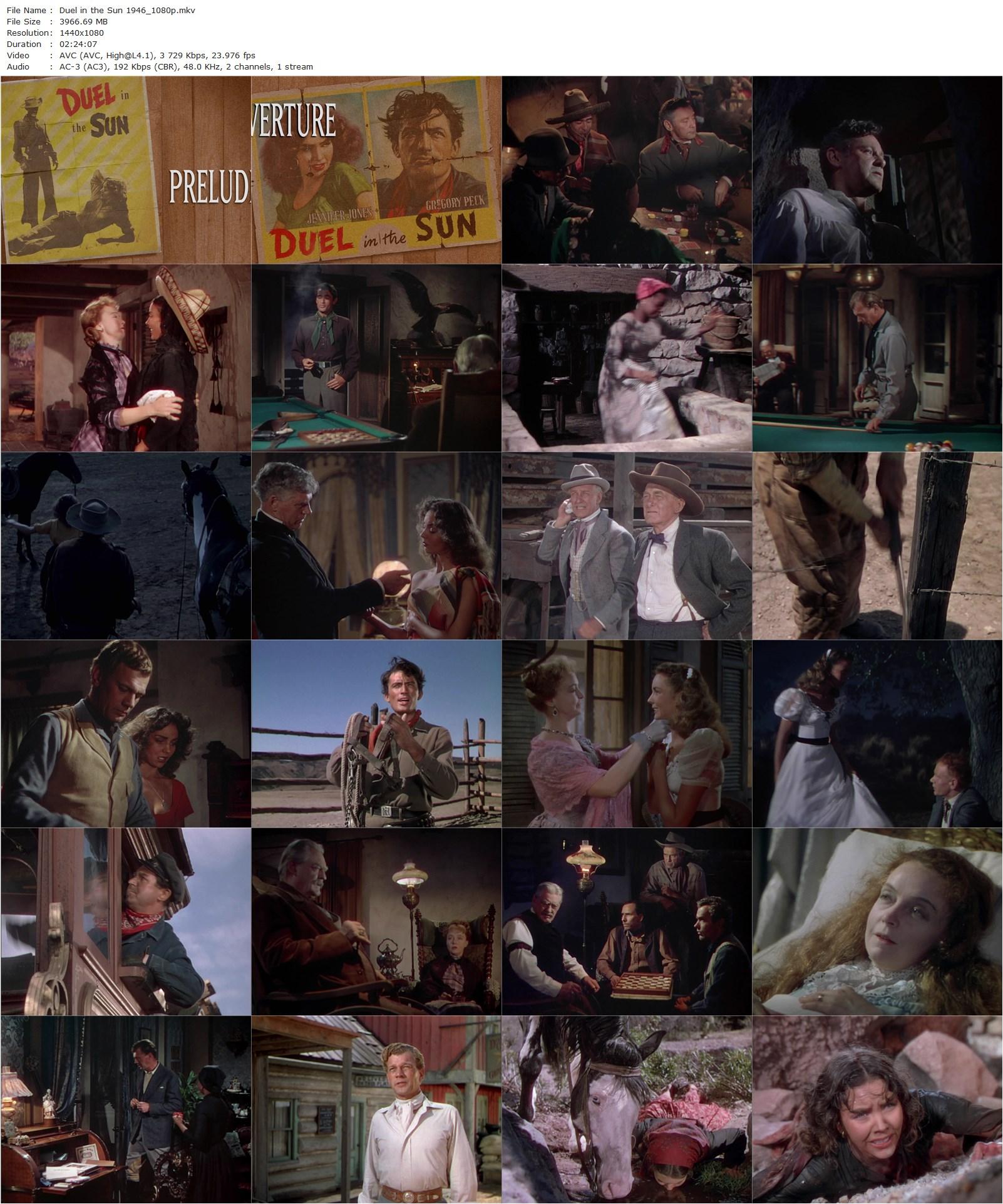 Duel in the Sun (1946) King Vidor, Otto Brower, Jennifer Jones, Joseph Cotten, Gregory Peck-poster