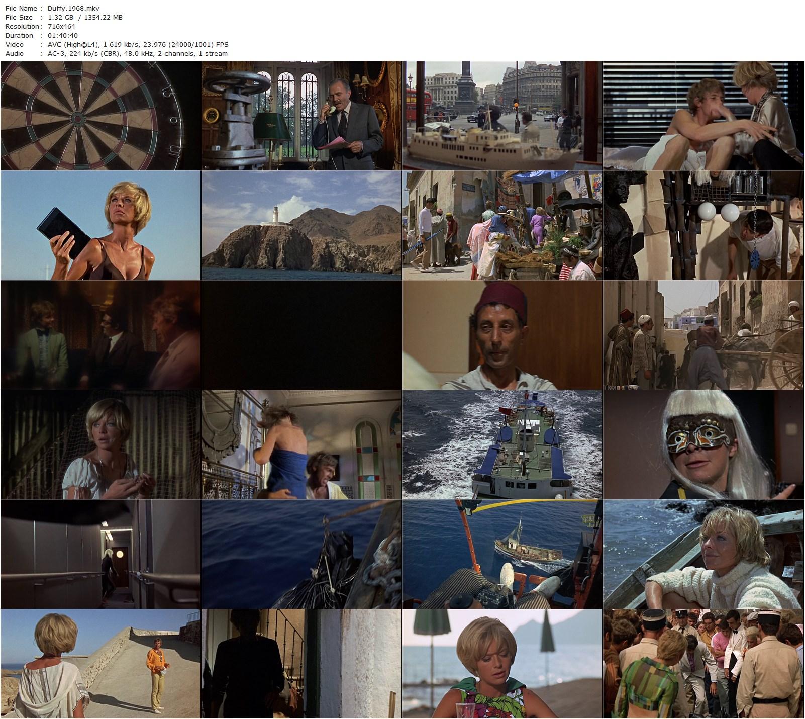 Duffy (1968) Robert Parrish, James Coburn, James Mason, James Fox-poster