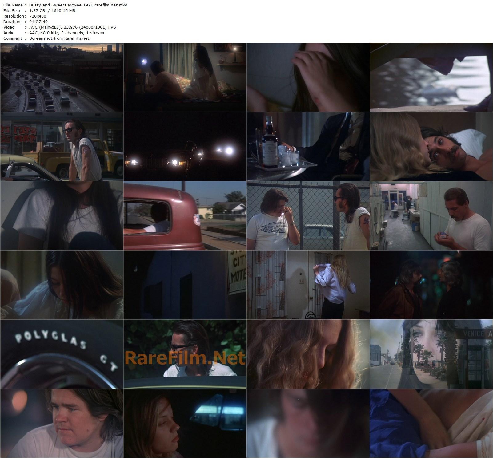 Dusty and Sweets McGee (1971) Floyd Mutrux, Clifton Tip Fredell, Kit Ryder, Billy Gray-poster