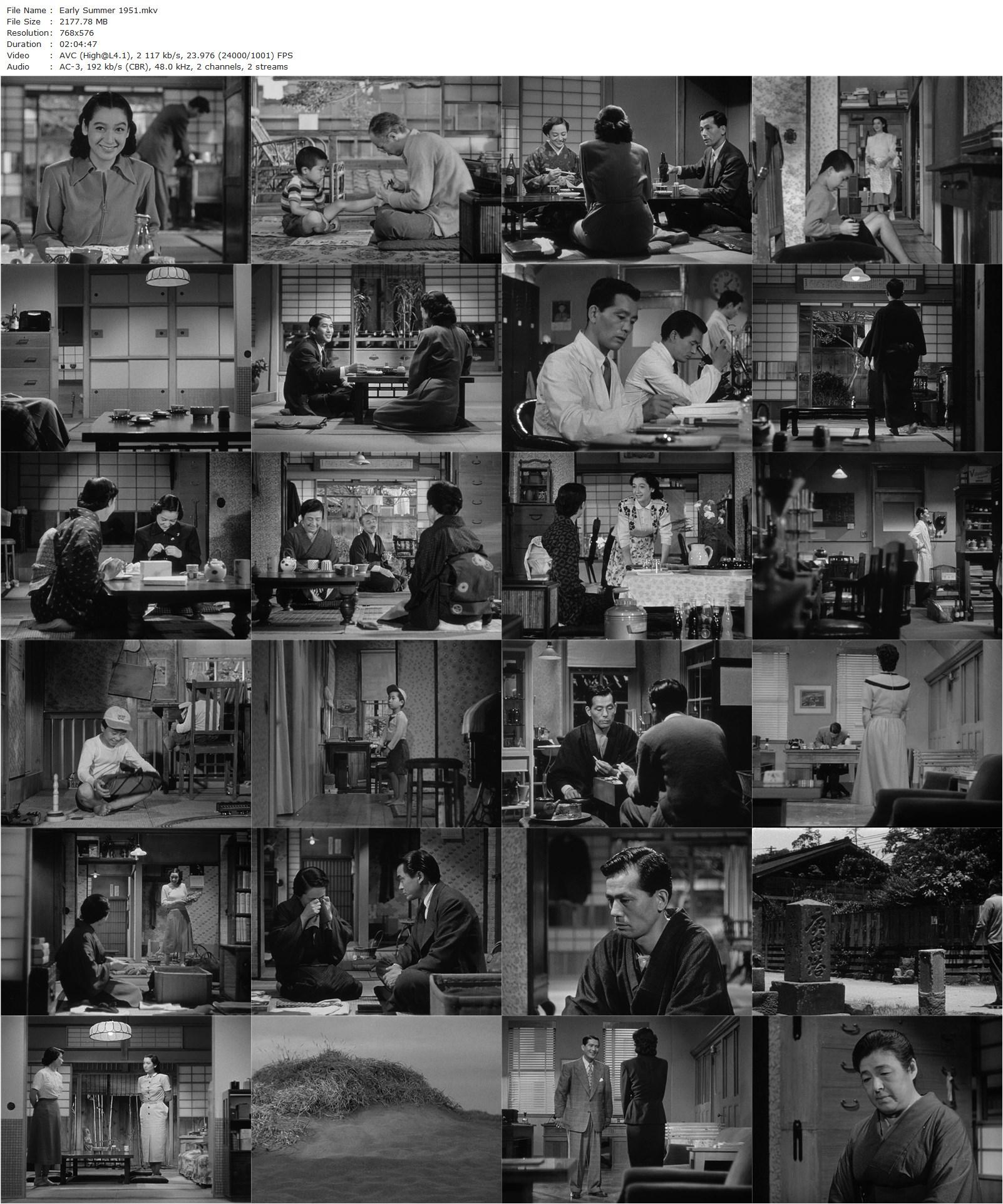 Early Summer AKA Bakushû (1951) Yasujirô Ozu, Setsuko Hara, Chishû Ryû, Chikage Awashima-poster