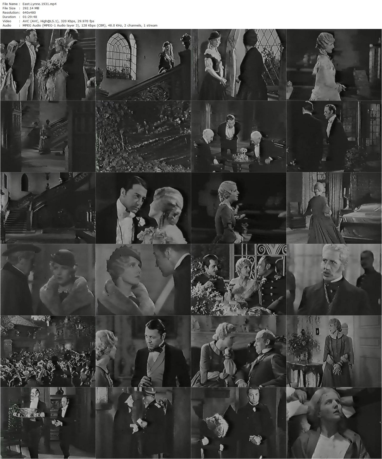 East Lynne (1931) Frank Lloyd, Ann Harding, Clive Brook, Conrad Nagel-poster