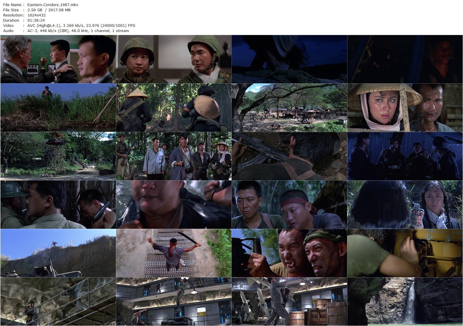 Eastern Condors AKA Dung fong tuk ying (1987) Sammo Kam-Bo Hung, Hung, Biao Yuen, Haing S. Ngor-poster