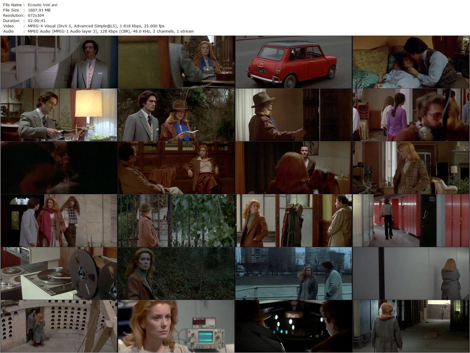 See Here My Love (1979) Hugo Santiago, Catherine Deneuve, Sami Frey, Antoine Vitez-poster