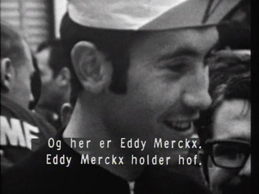 Eddy Merckx in the Vicinity of a Cup of Coffee (1973) by Jørgen Leth-poster