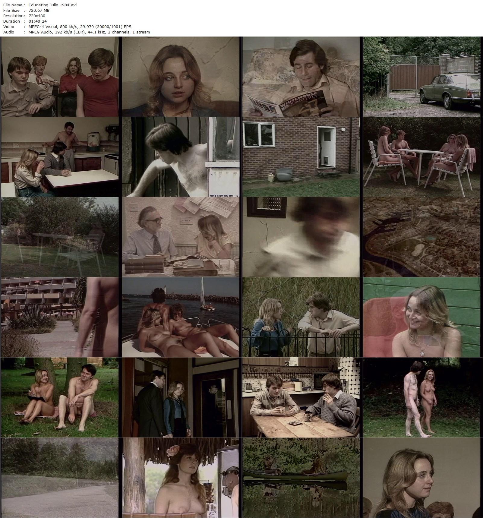 Educating Julie (1984) Gail Hardman, Gail Ward, Miles Taylor, Tony Monroe-poster