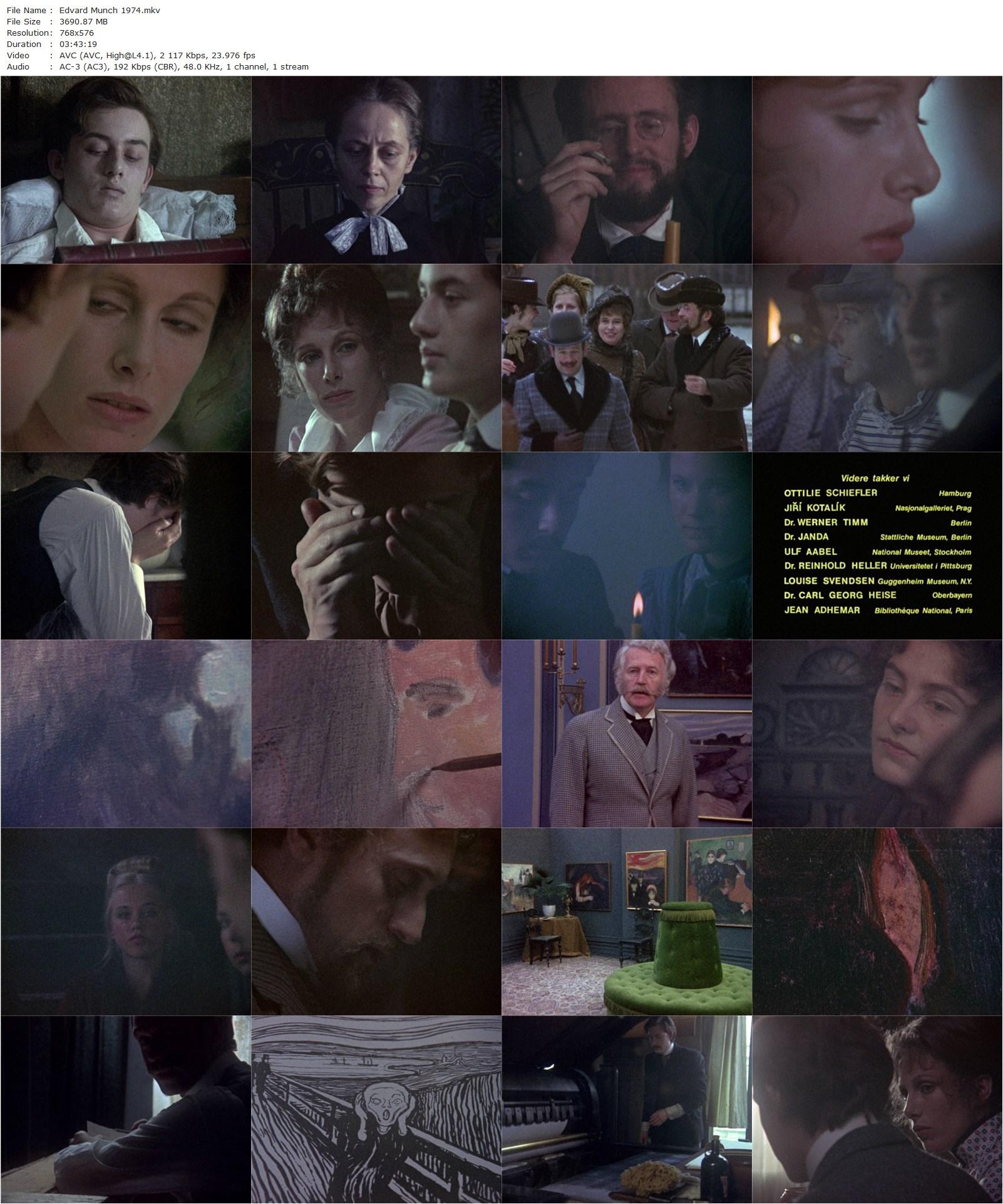 Edvard Munch (1974) Peter Watkins, Geir Westby, Gro Fraas, Kerstii Allum-poster