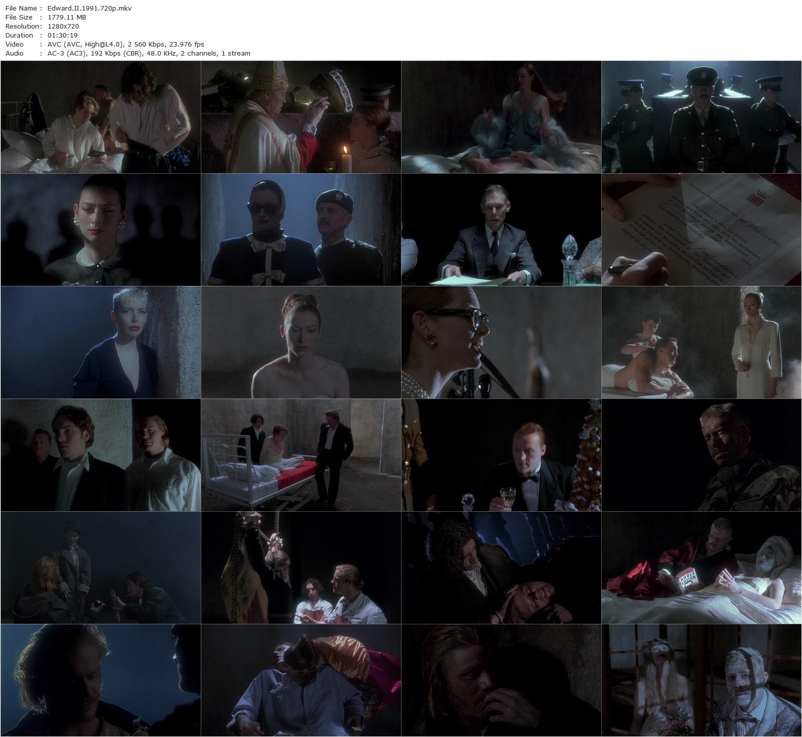 Edward II (1991) Derek Jarman, Steven Waddington, Kevin Collins, Andrew Tiernan-poster