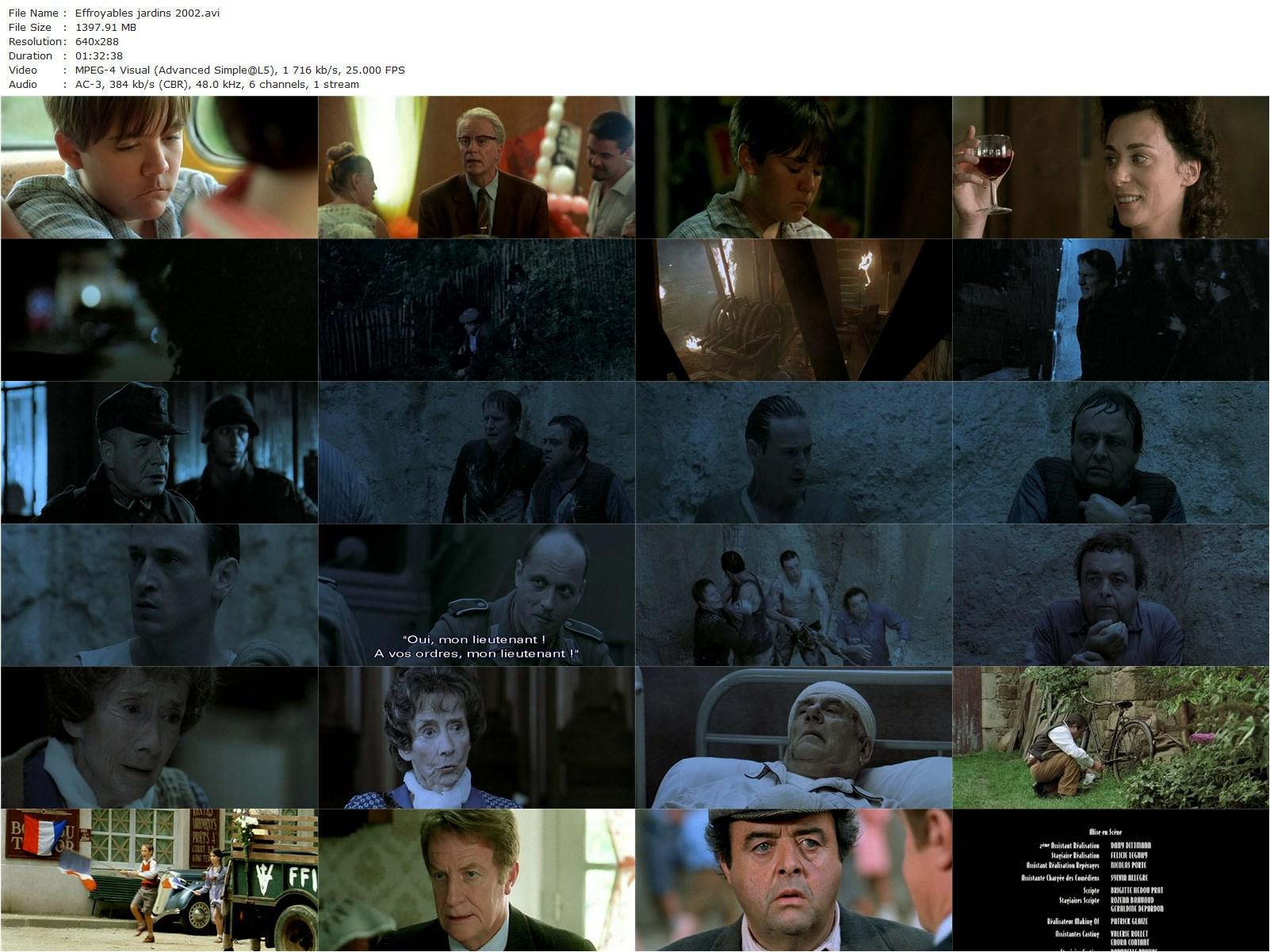 Strange Gardens AKA Effroyables Jardins (2003) Jean Becker, Jacques Villeret, André Dussollier, Thierry Lhermitte-poster