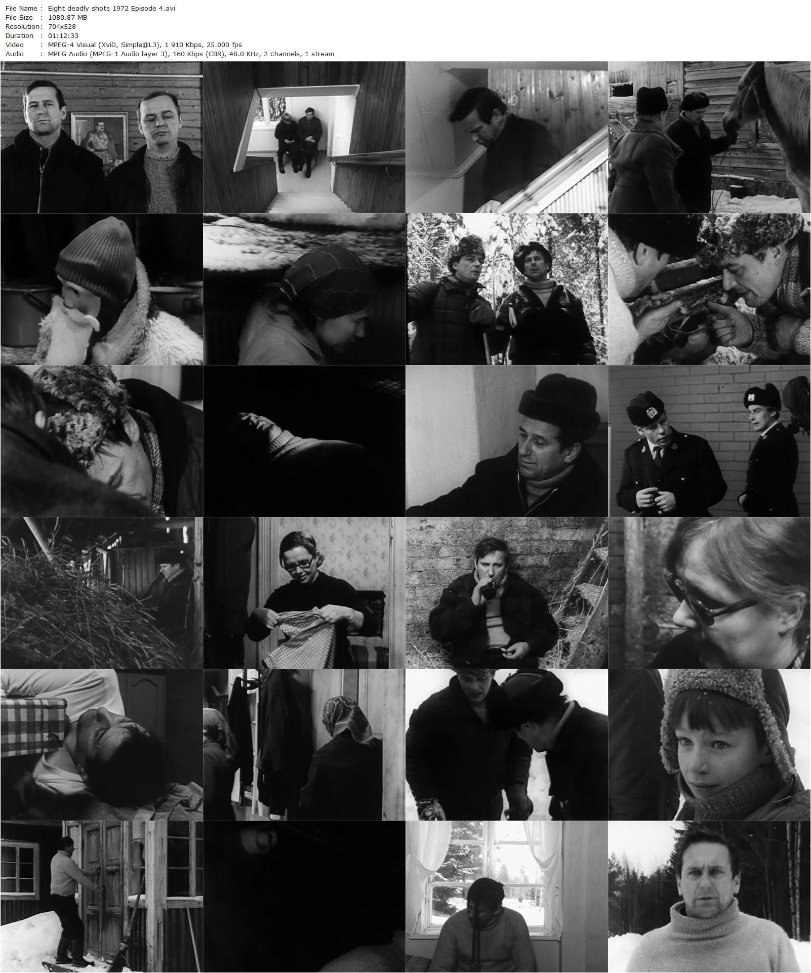 Eight Deadly Shots (1972) Mikko Niskanen, Tarja-Tuulikki Tarsala, Paavo Pentikäinen-poster