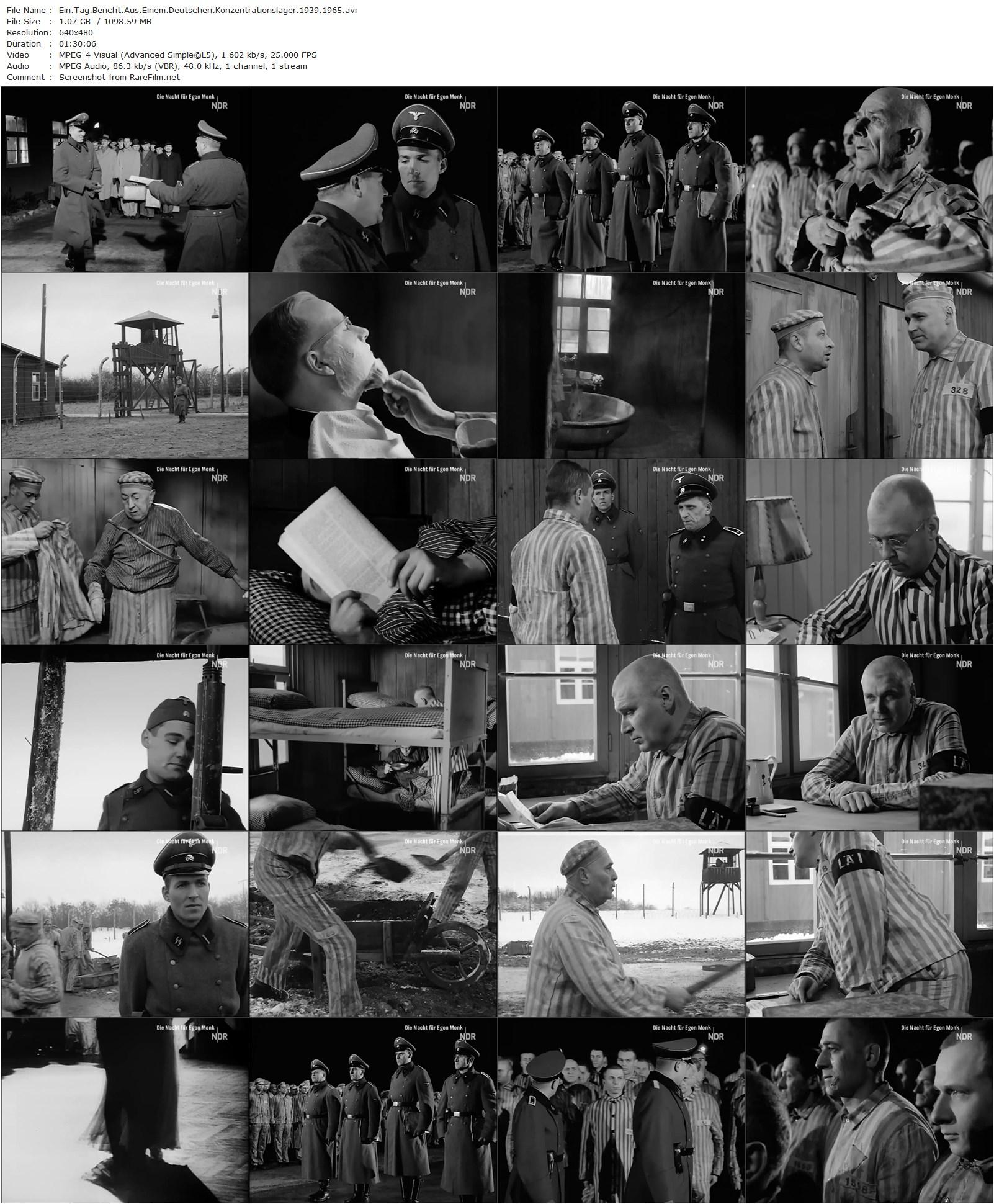 Ein Tag – Bericht aus einem deutschen Konzentrationslager 1939 (1965) Egon Monk, Harald Eggers, Eberhard Fechner, Willem Fricke-poster