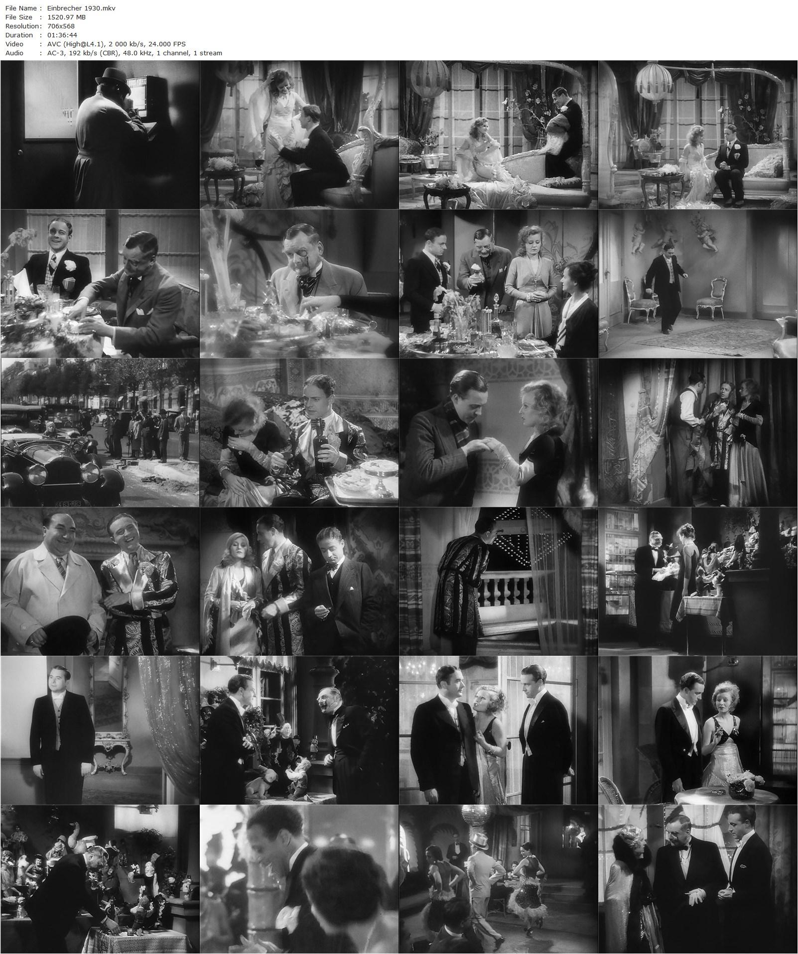 Burglars / Einbrecher (1930) Hanns Schwarz, Ralph Arthur Roberts, Lilian Harvey, Willy Fritsch-poster