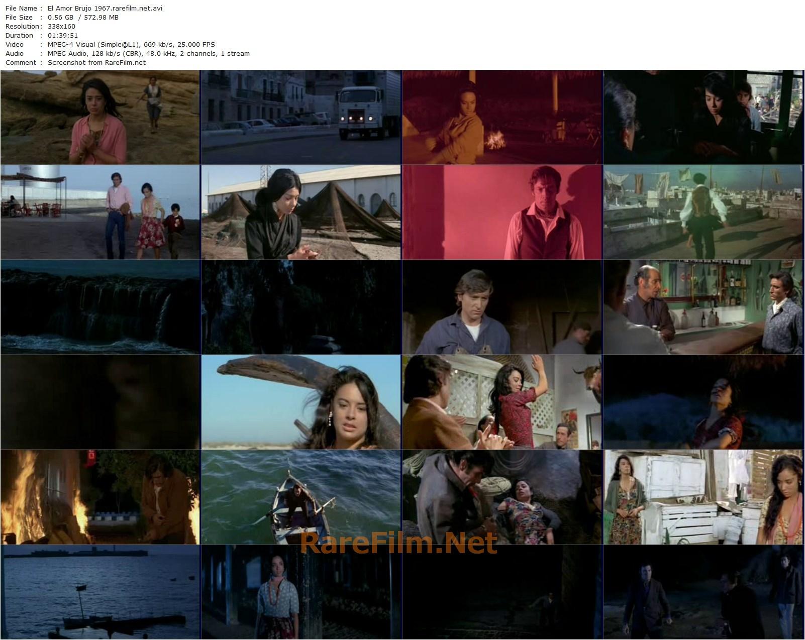 Bewitched Love / El amor brujo (1967) Francisco Rovira Beleta-poster