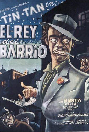 The King of the Neighborhood / El rey del barrio (1950) Gilberto Martínez Solares, Germán Valdés, Silvia Pinal, Marcelo Chávez