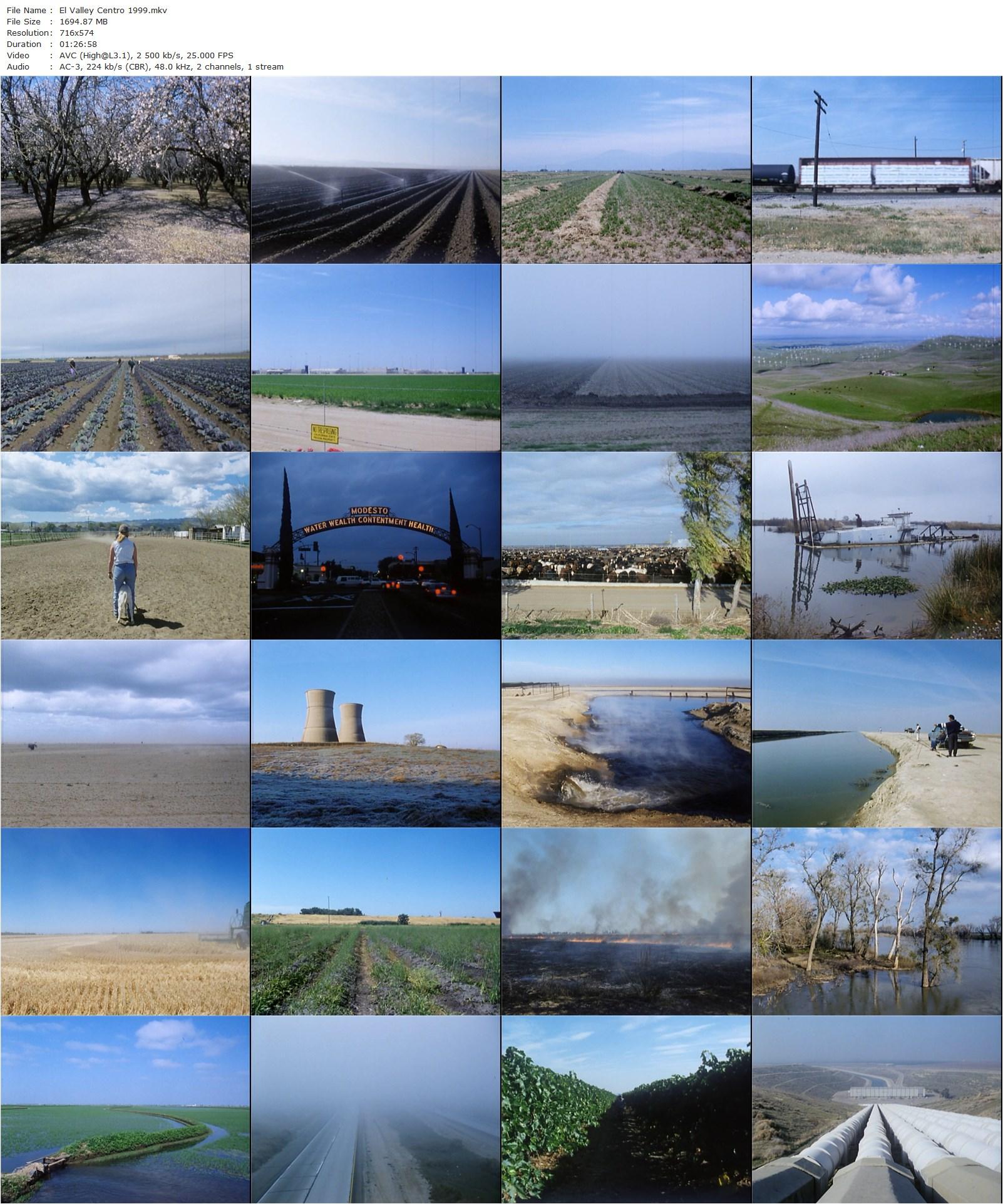 El Valley Centro (1999) James Benning-poster