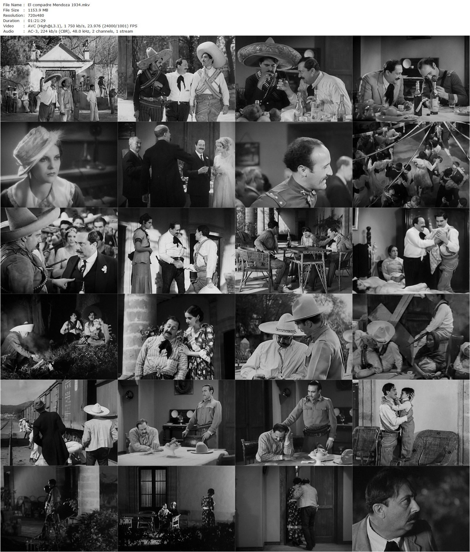 Godfather Mendoza AKA El compadre Mendoza (1934) Juan Bustillo Oro, Fernando de Fuentes, Alfredo del Diestro, Carmen Guerrero, Antonio R. Frausto-poster