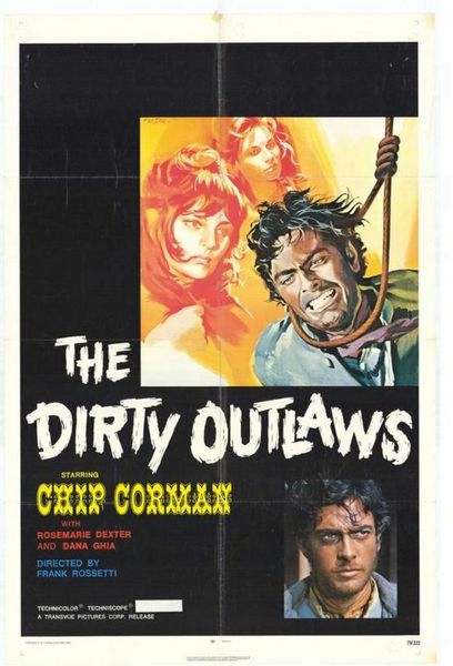 El desperado AKA The Dirty Outlaws (1967) Franco Rossetti, Andrea Giordana, Rosemary Dexter, Franco Giornelli, Western