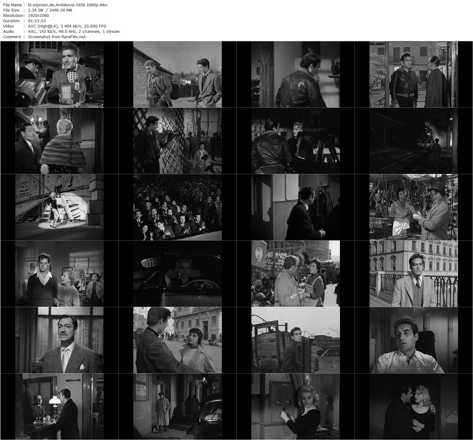 Express Train from Andalucía / El expreso de Andalucía (1956) Francisco Rovira Beleta, Jorge Mistral, Marisa de Leza, Mara Berni-poster