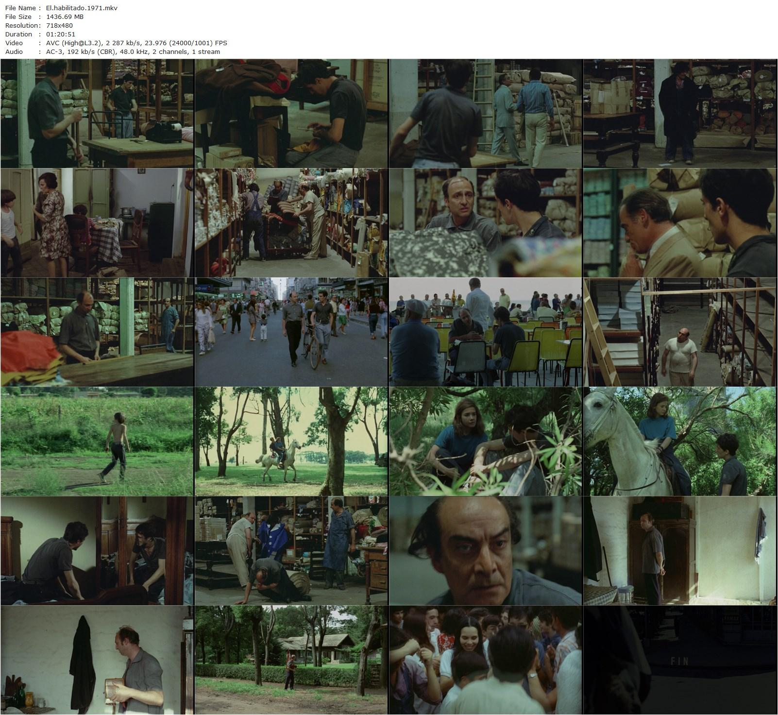 El habilitado (1971) Jorge Cedron, Héctor Alterio, Carlos Antón, Billy Cedrón-poster