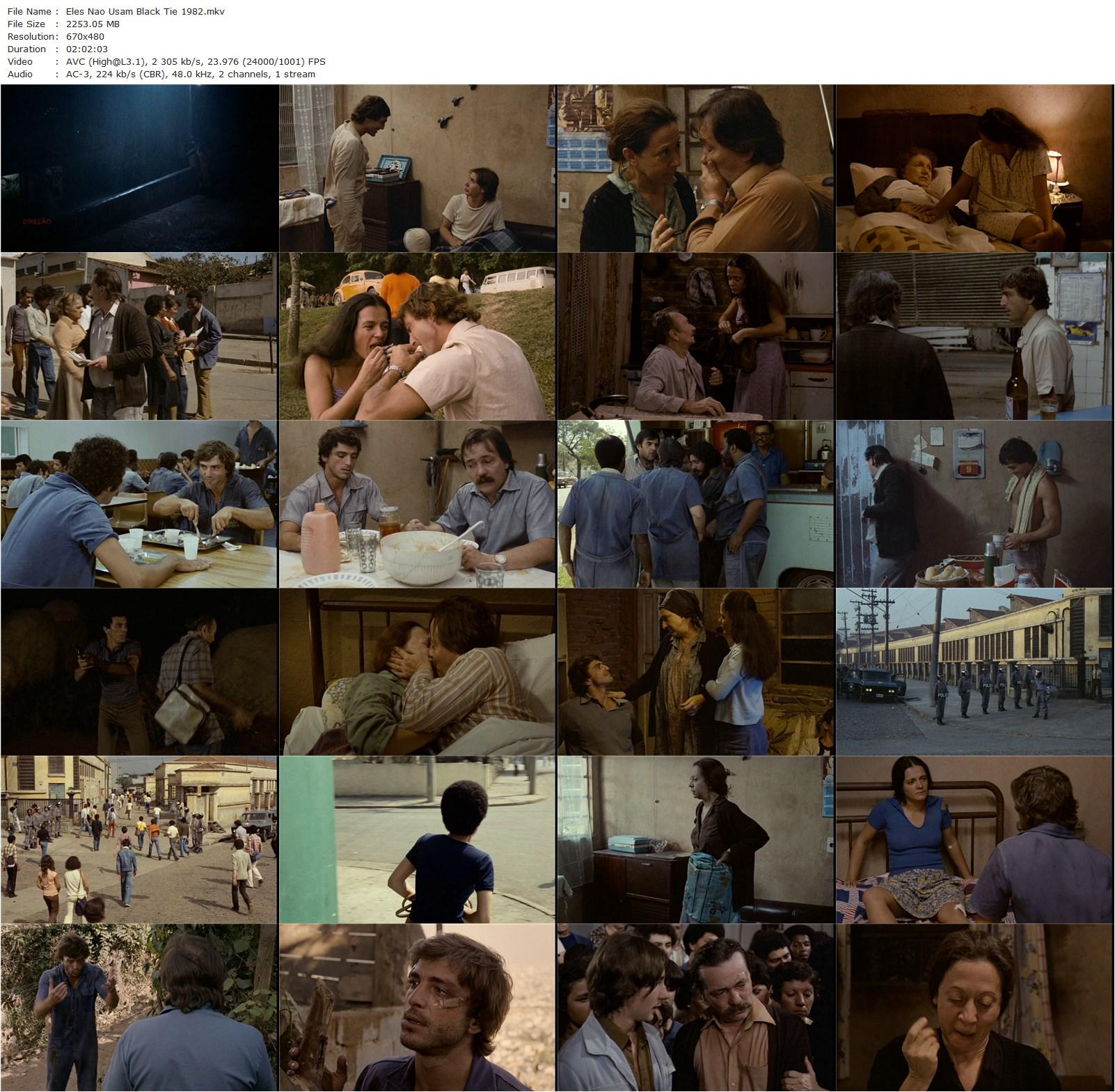 They Don’t Wear Black Tie AKA Eles Não Usam Black-Tie (1981) Leon Hirszman, Gianfrancesco Guarnieri, Fernanda Montenegro, Carlos Alberto Riccelli-poster