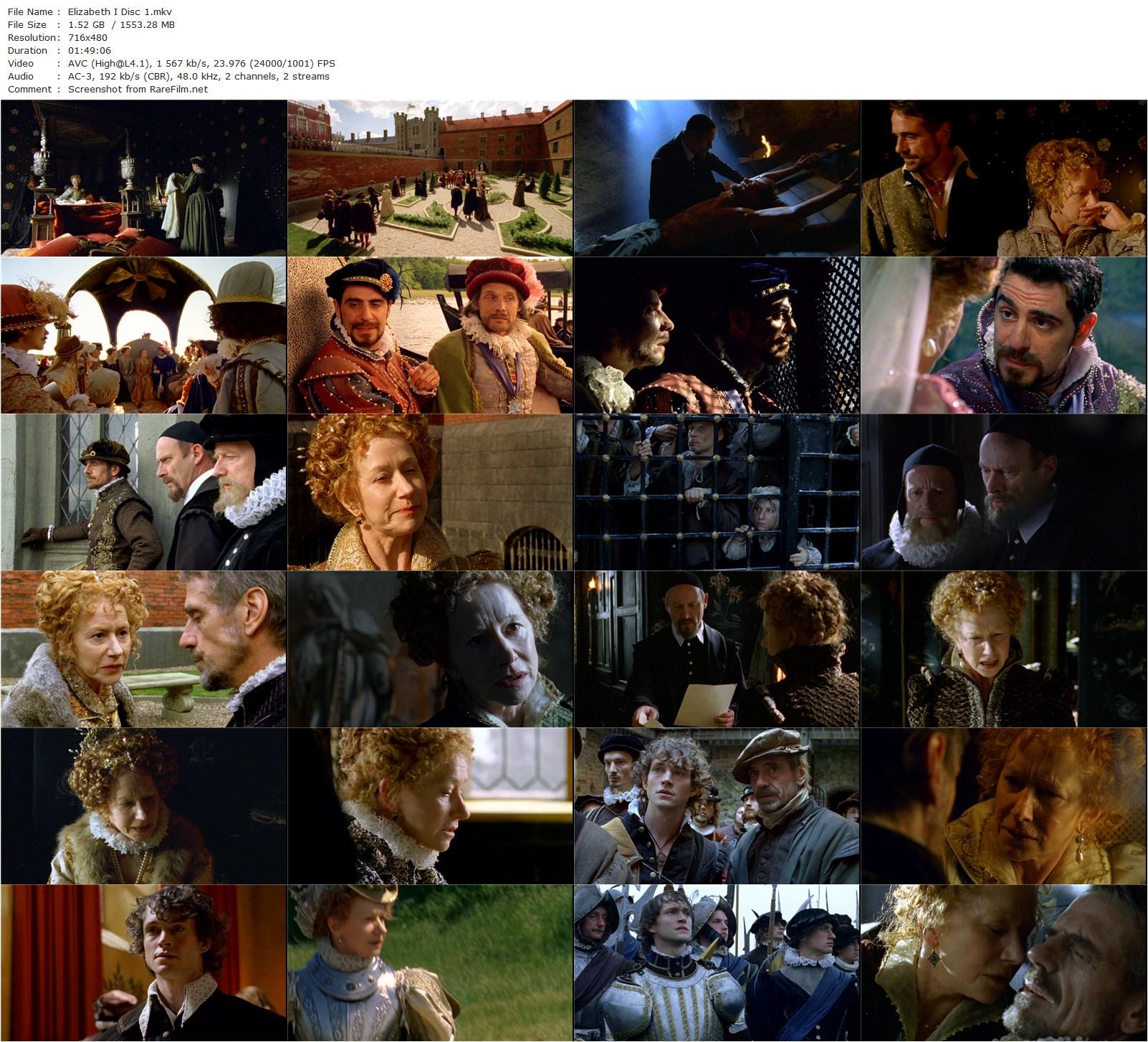 Elizabeth I (2005) Tom Hooper, Helen Mirren, Hugh Dancy, Toby Jones-poster