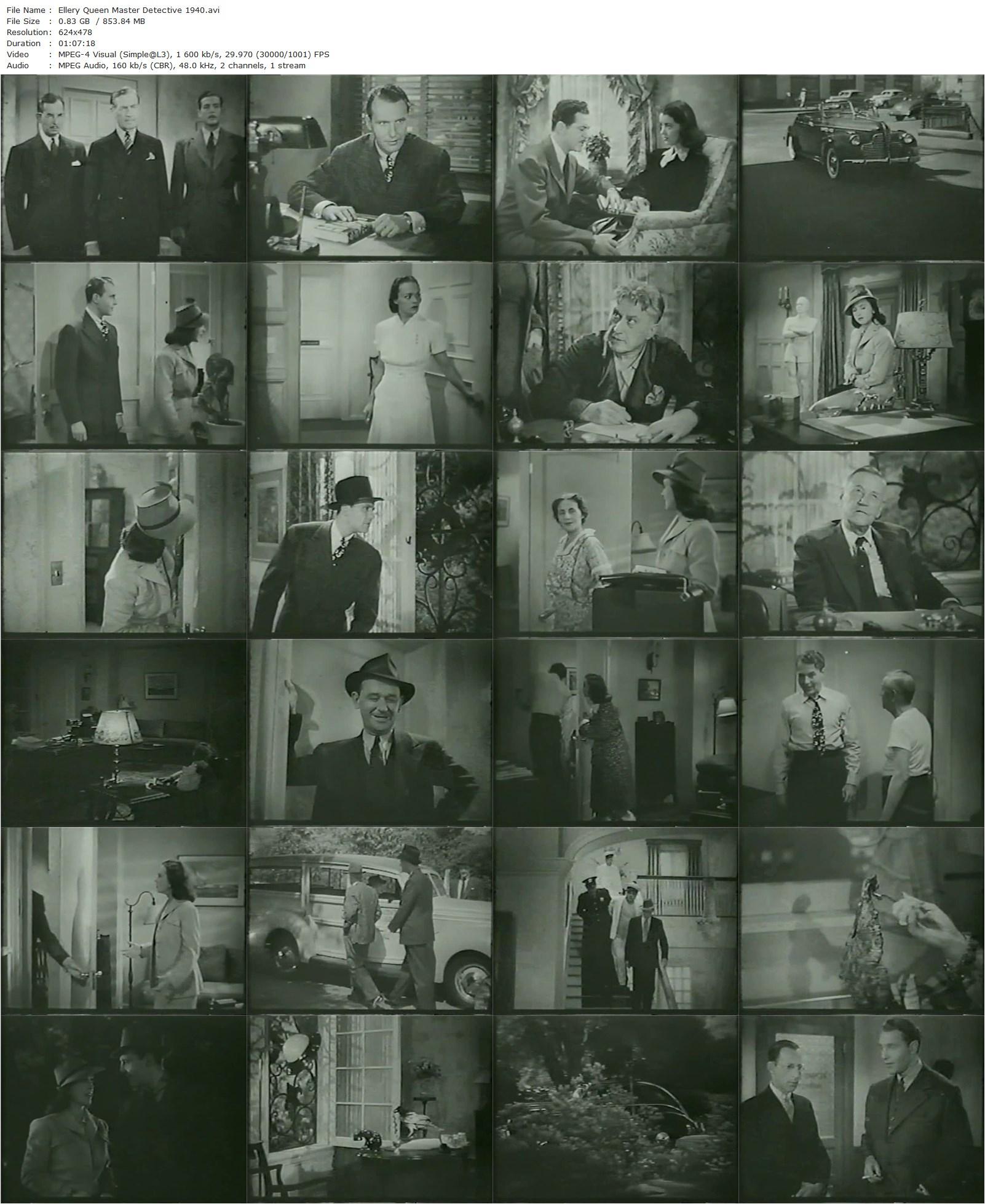 Ellery Queen, Master Detective (1940) Kurt Neumann, Ralph Bellamy, Margaret Lindsay, Charley Grapewin-poster