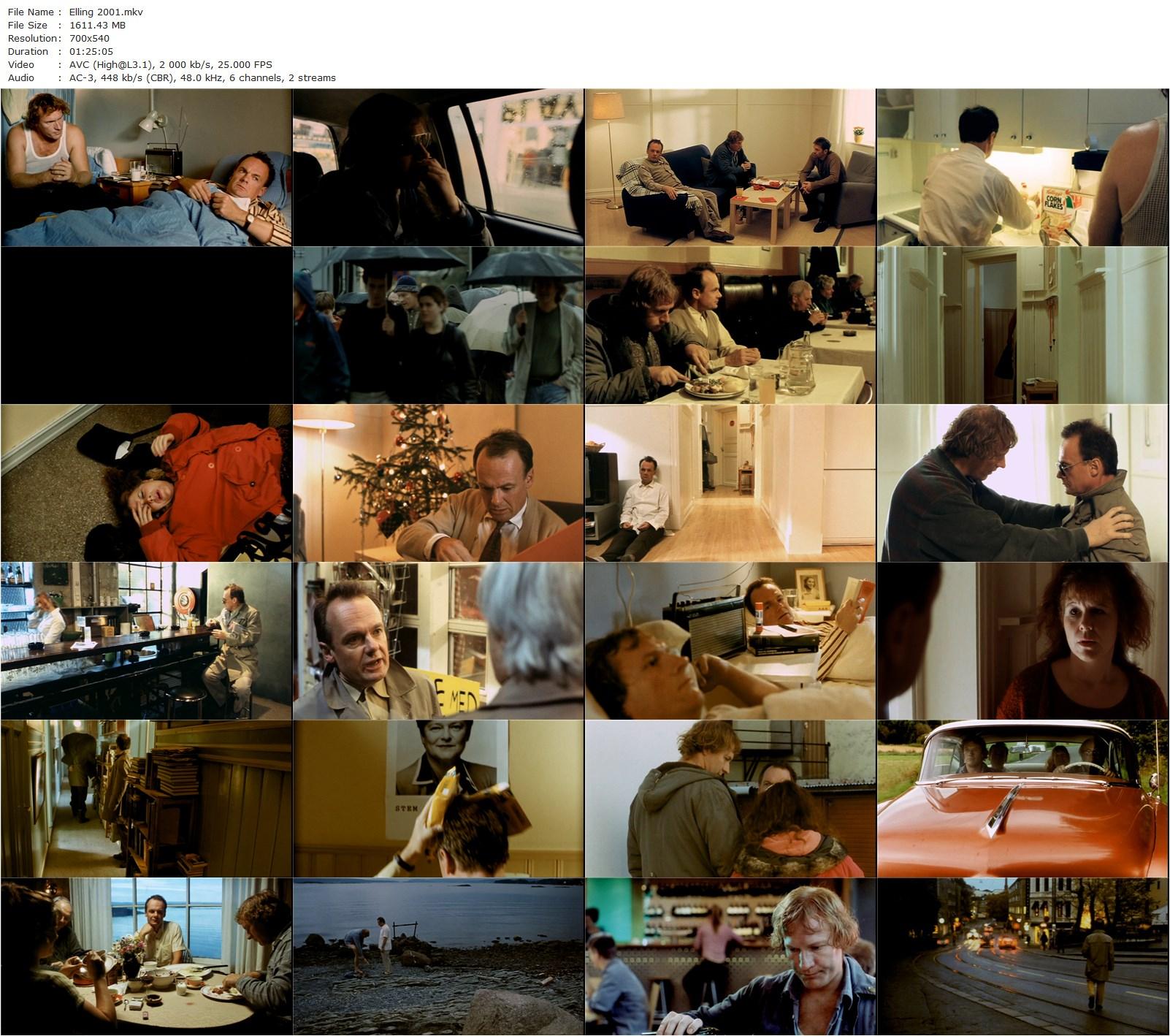 Me, My Friend and I AKA Elling (2001) Petter Næss, Per Christian Ellefsen, Sven Nordin, Marit Pia Jacobsen-poster