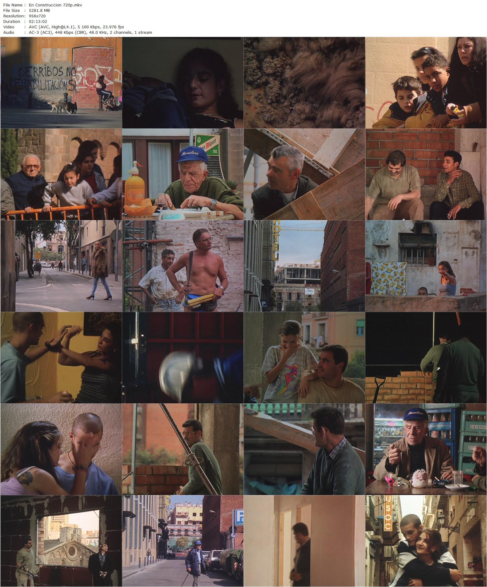 Work in Progress AKA En construcción (2001) José Luis Guerín, Juana Rodríguez Molina, Iván Guzmán Jiménez, Juan López López-poster