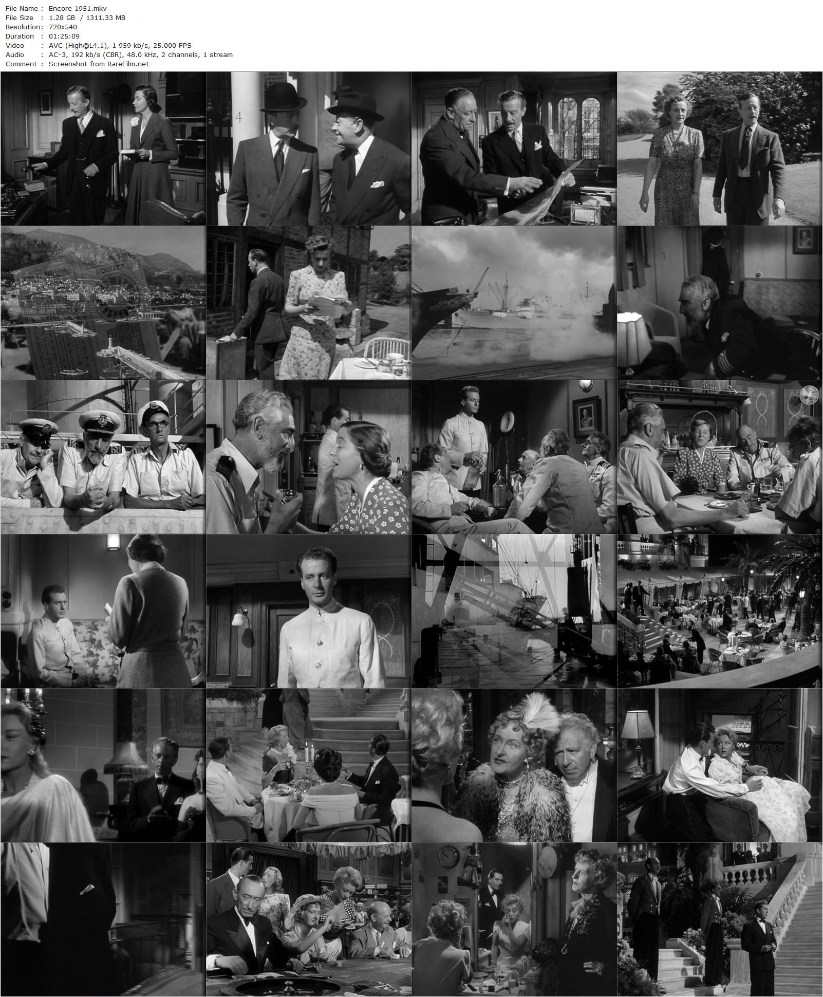 Encore (1951) Harold French, Pat Jackson, Nigel Patrick, Roland Culver, Alison Leggatt-poster