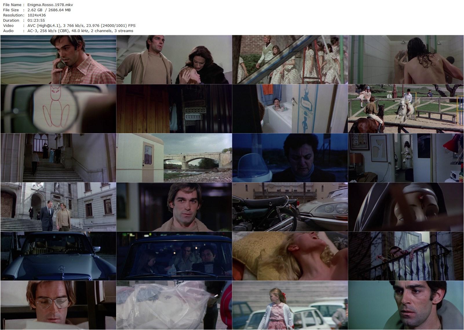 Red Rings of Fear AKA Enigma rosso (1978) Alberto Negrin, Fabio Testi, Christine Kaufmann, Ivan Desny-poster